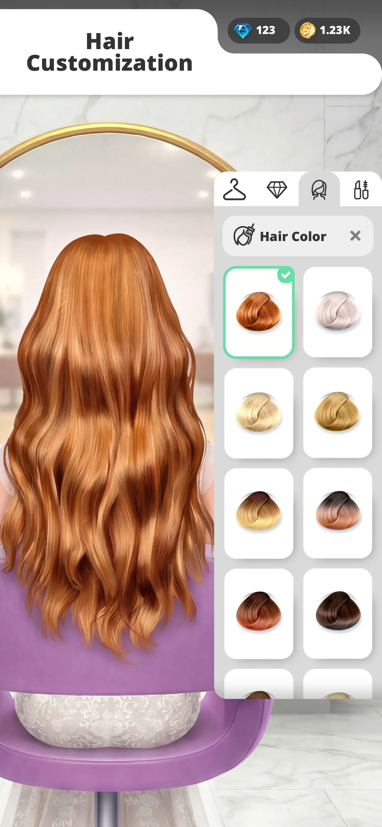 Glow Fashion Idol app store screenshot 2 — Games (iOS)