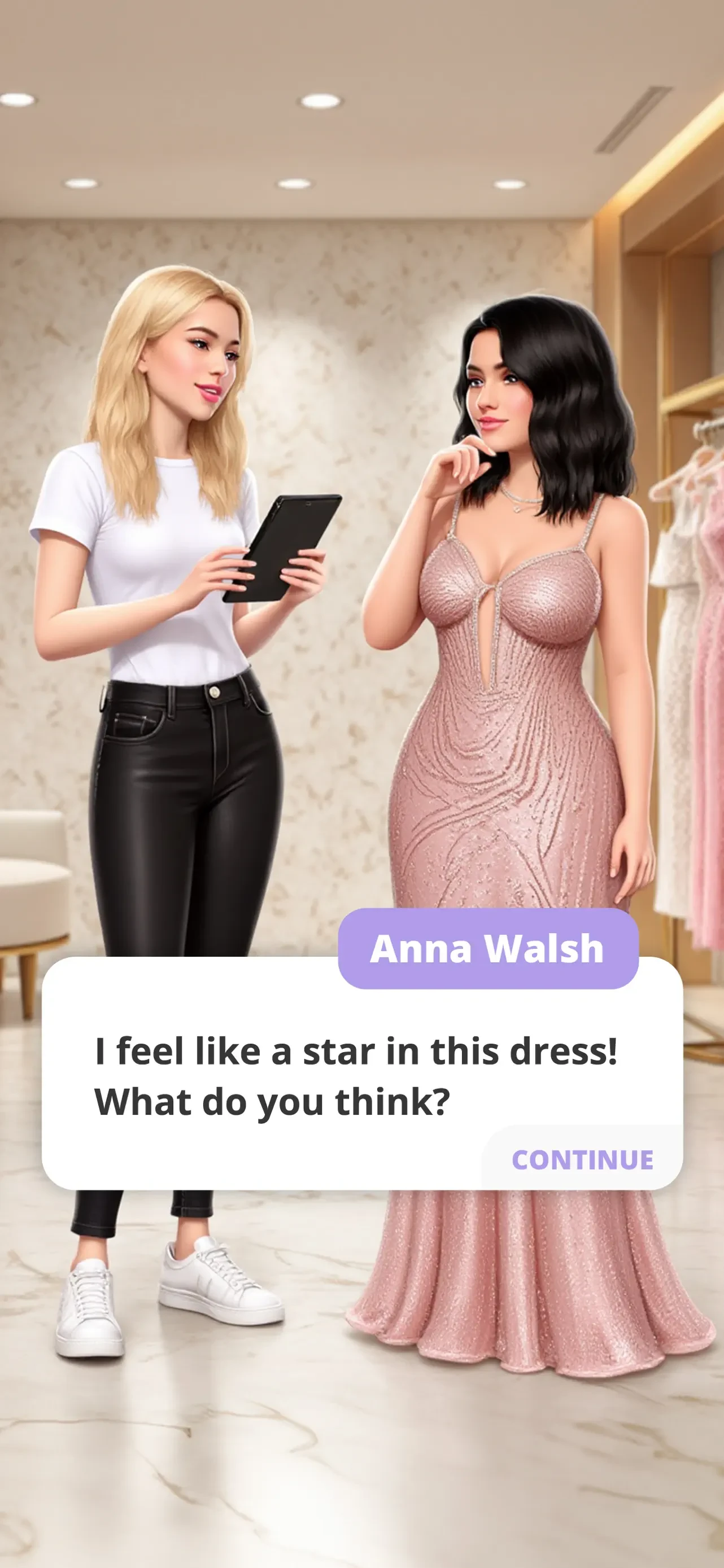 Glow Fashion Idol app store screenshot 7 — Games (iOS)