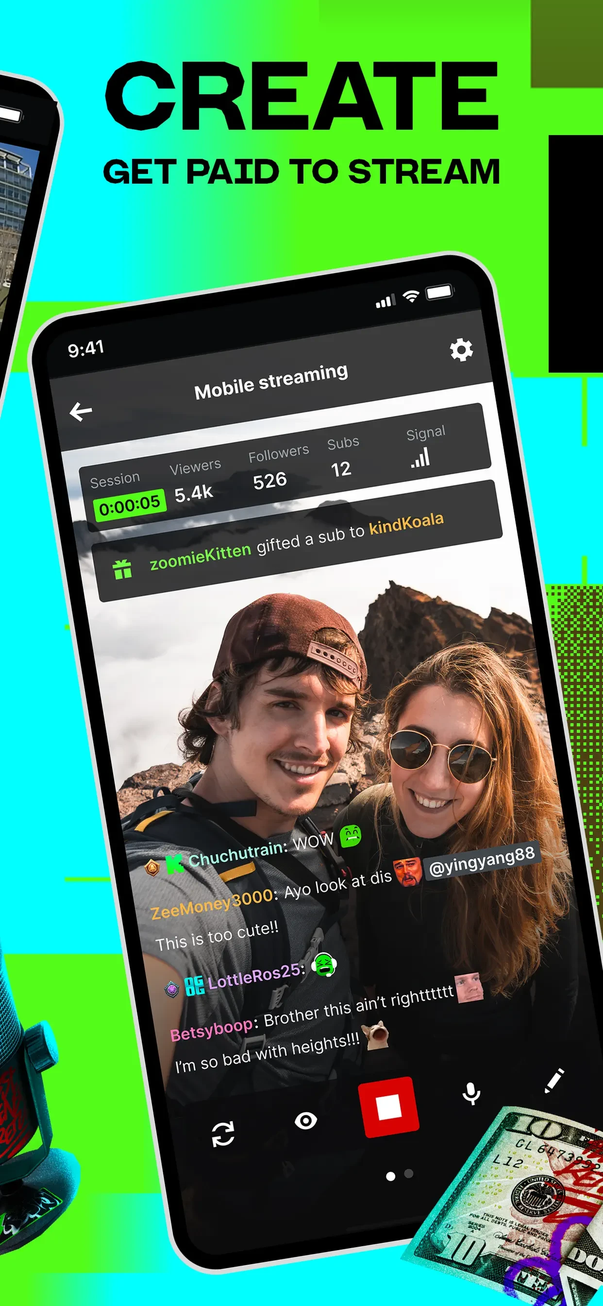 KICK - Live Streaming app store screenshot 4 — Photo & Video (iOS)