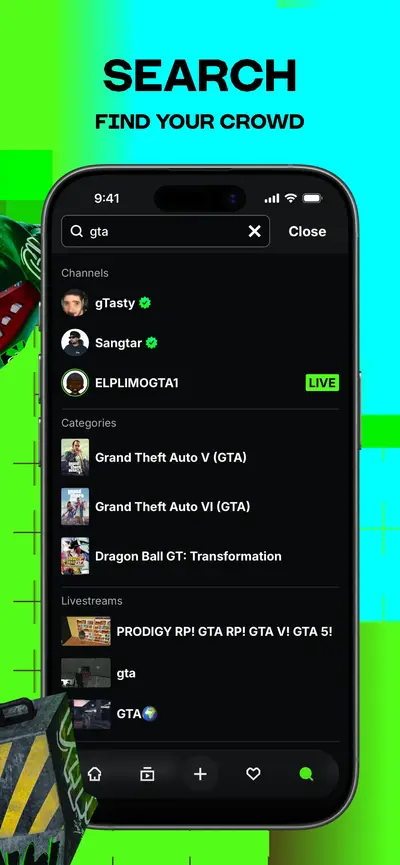 KICK - Live Streaming app store screenshot 5 — Photo & Video (iOS)