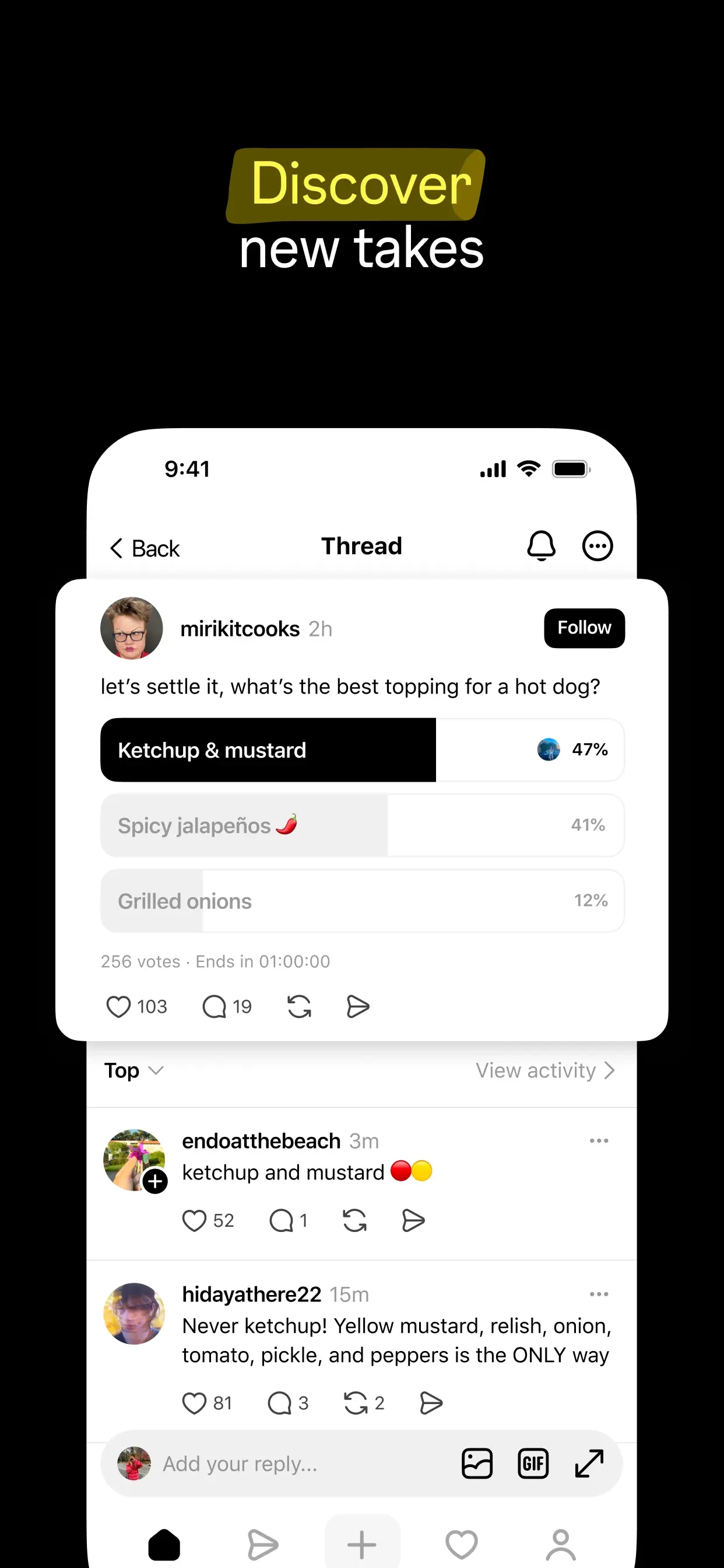 Threads app store screenshot 2 — Social Networking (iOS)