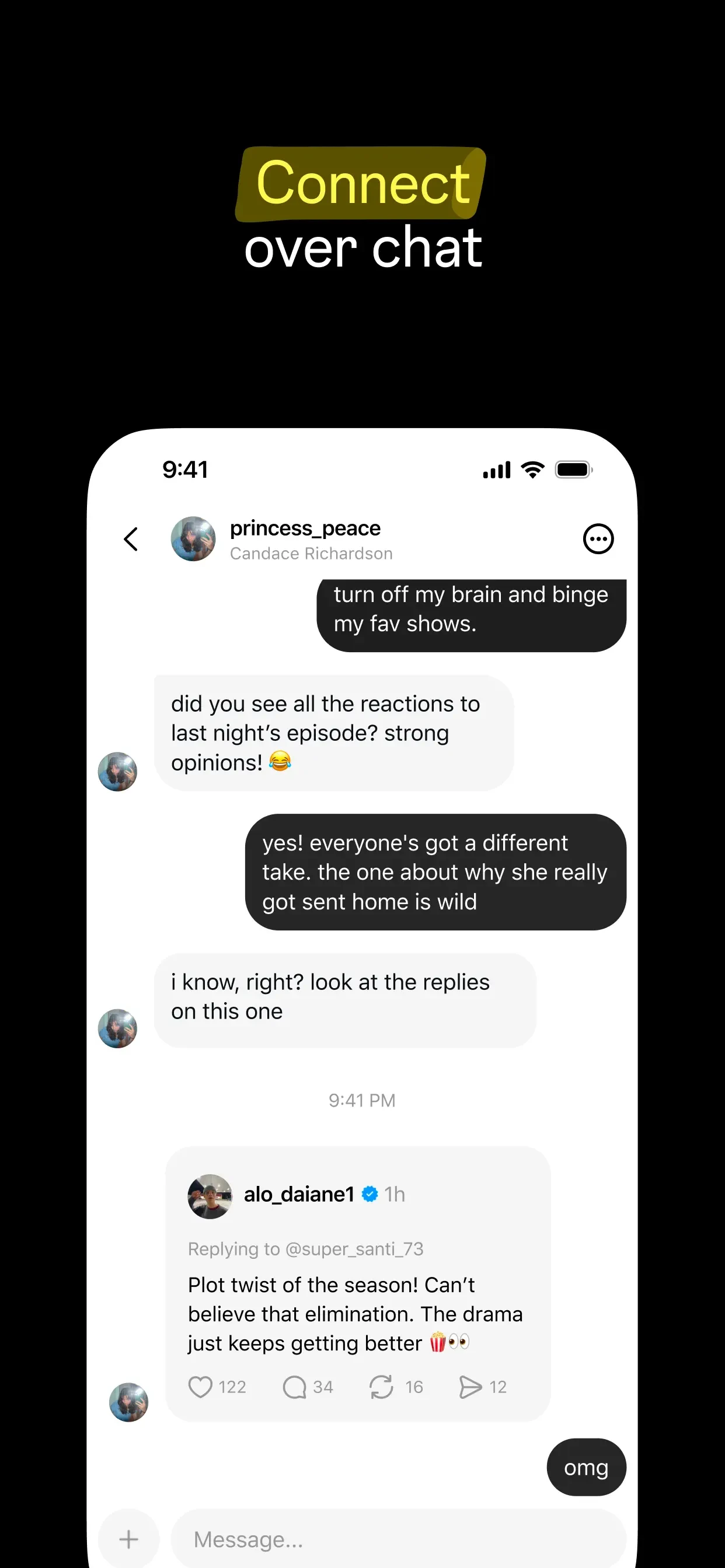Threads app store screenshot 6 — Social Networking (iOS)