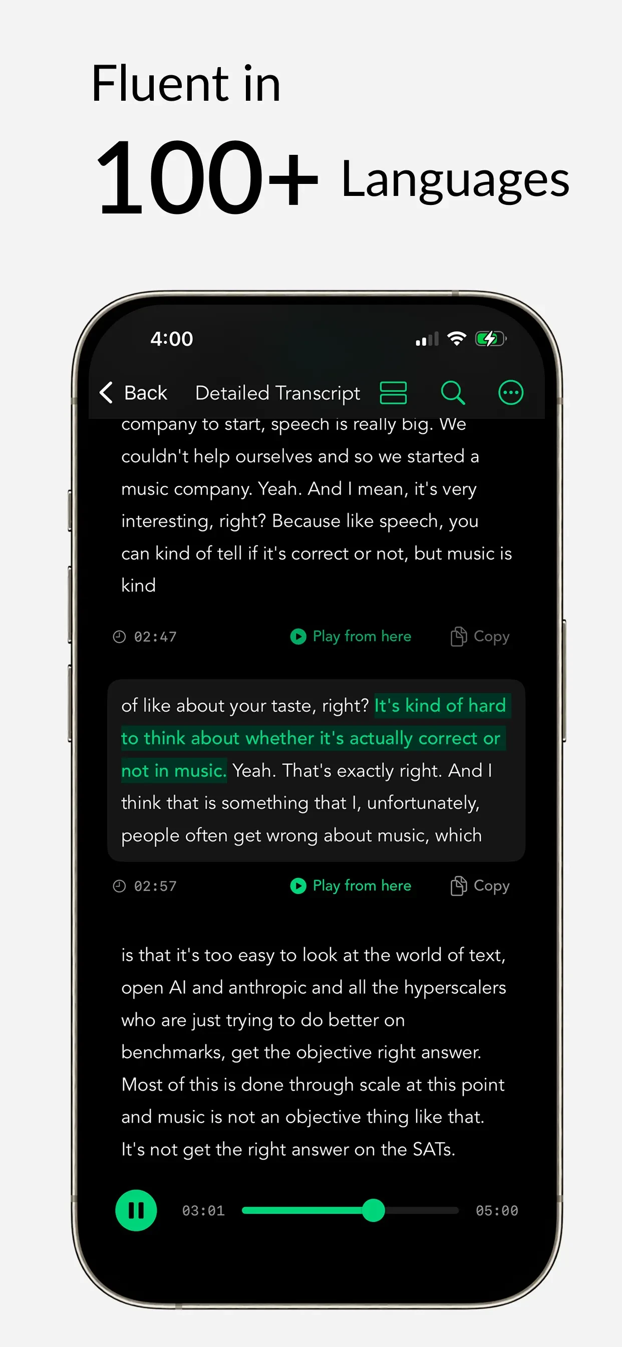 Whisper Notes - Speech to Text app store screenshot 3 — Productivity (iOS)