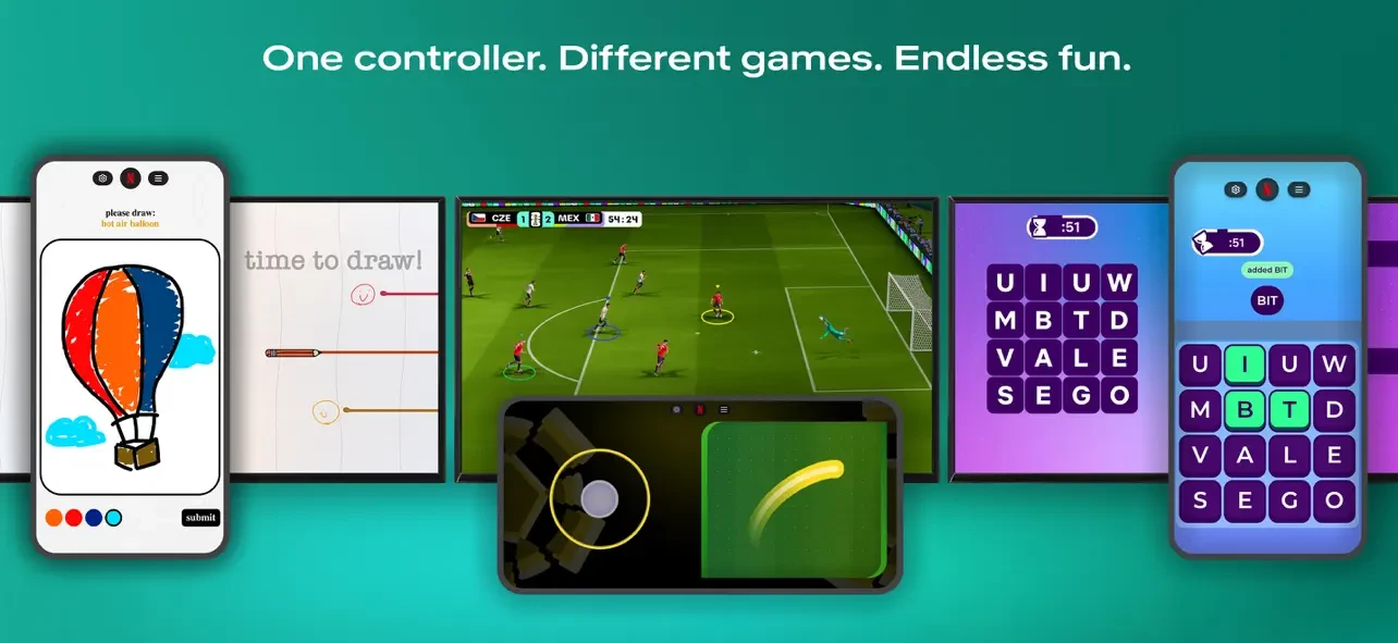 Netflix Game Controller app store screenshot 2 — Entertainment (iOS)
