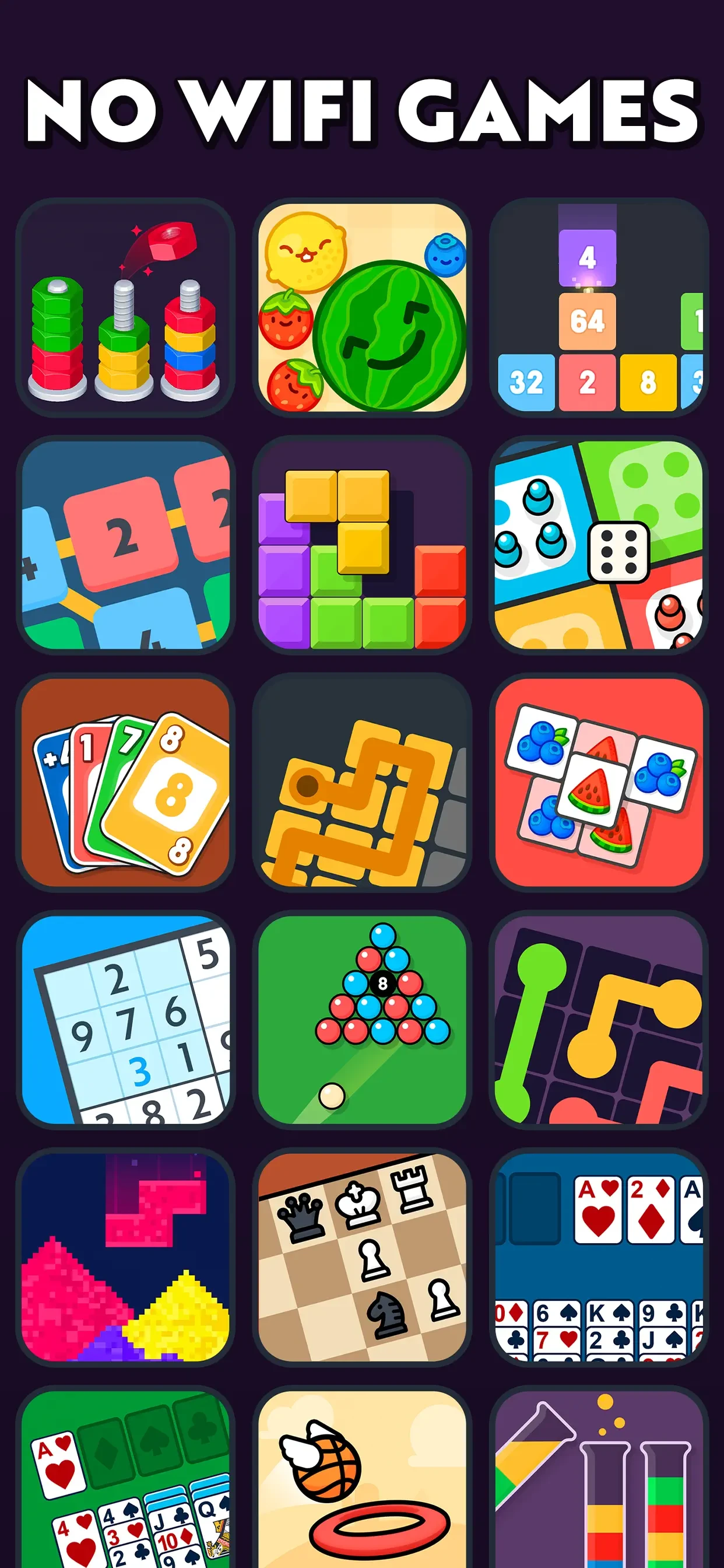 Offline Games - No Wifi Games app store screenshot 2 — Games (iOS)