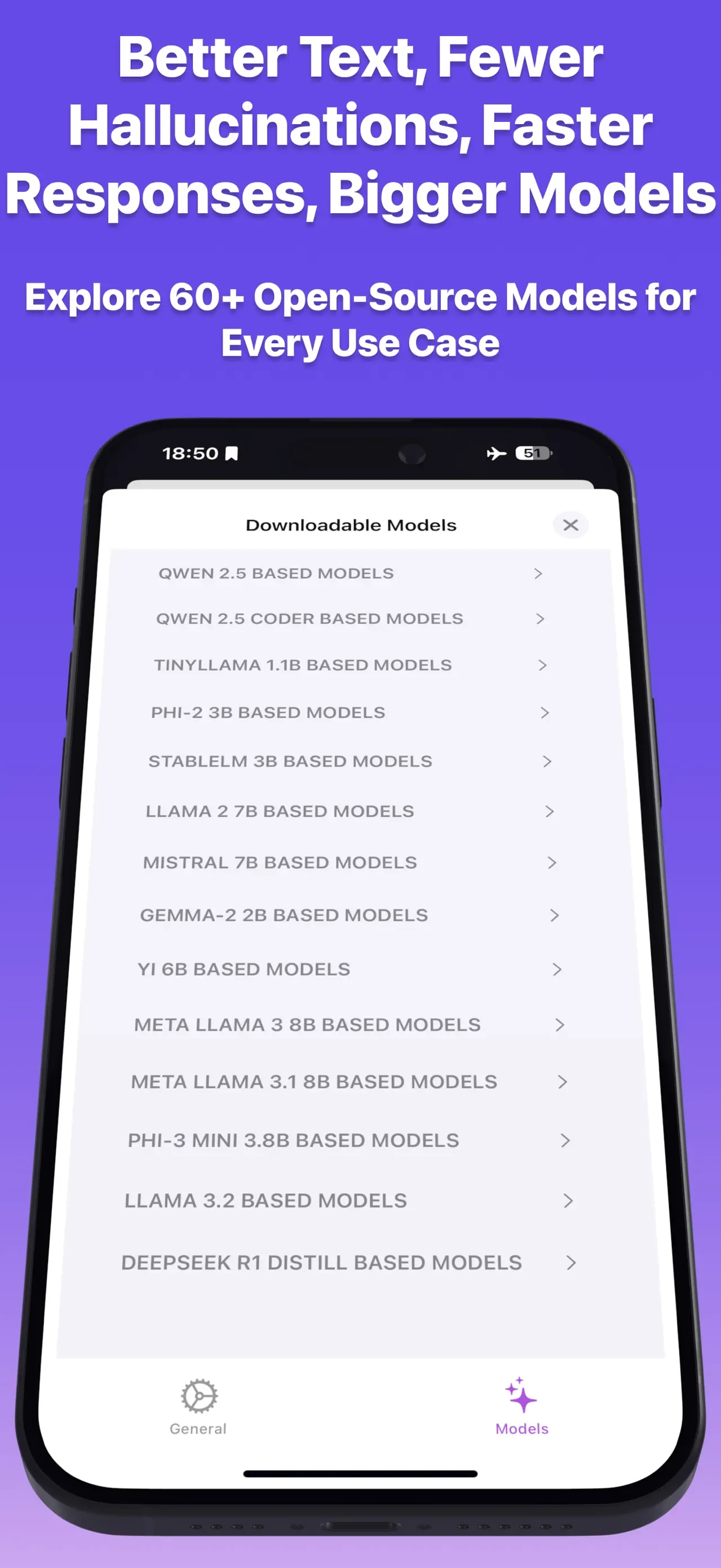 Private LLM - Local AI Chat app store screenshot 3 — Utilities (iOS)