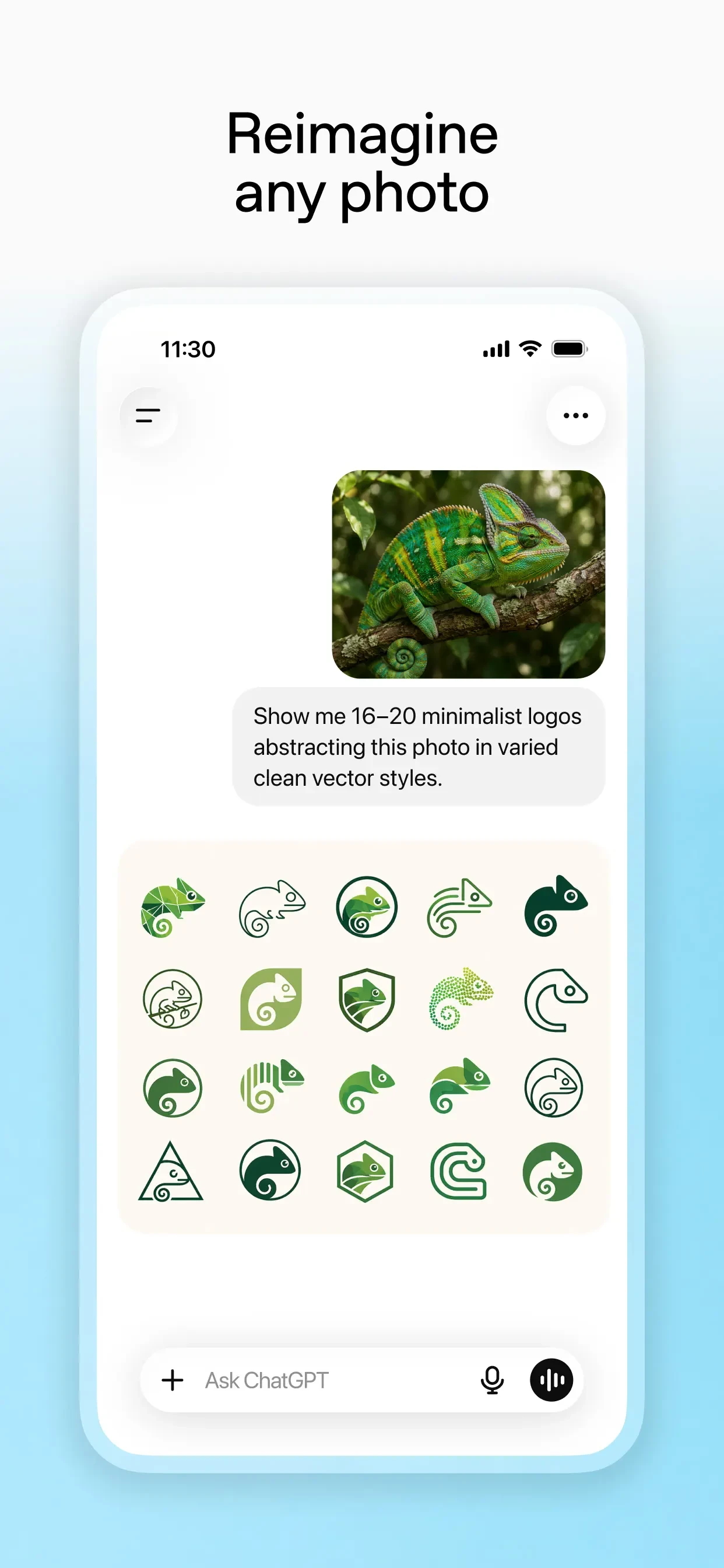 ChatGPT app store screenshot 8 — Productivity (iOS)