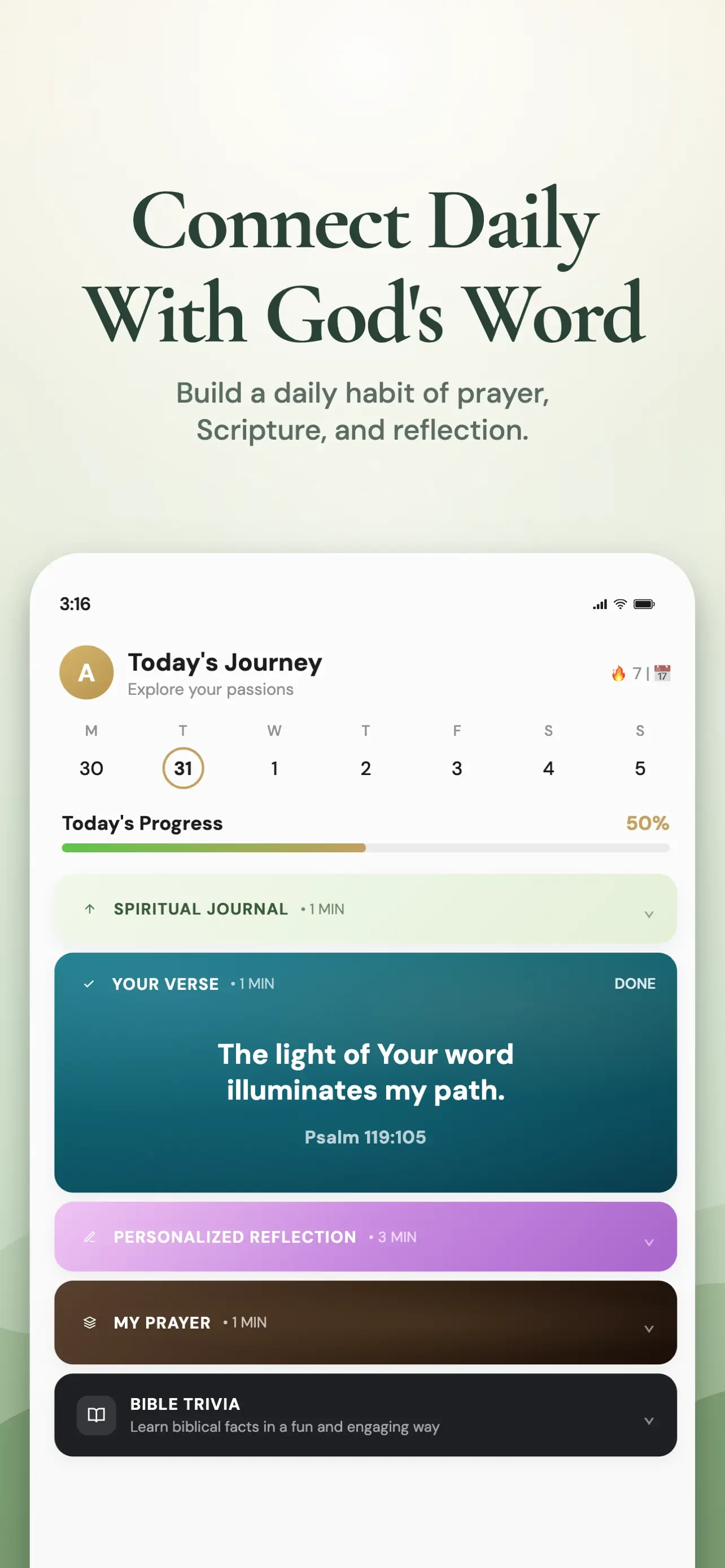 Bible Chat: Daily Devotional app store screenshot 1 — Unknown (iOS)