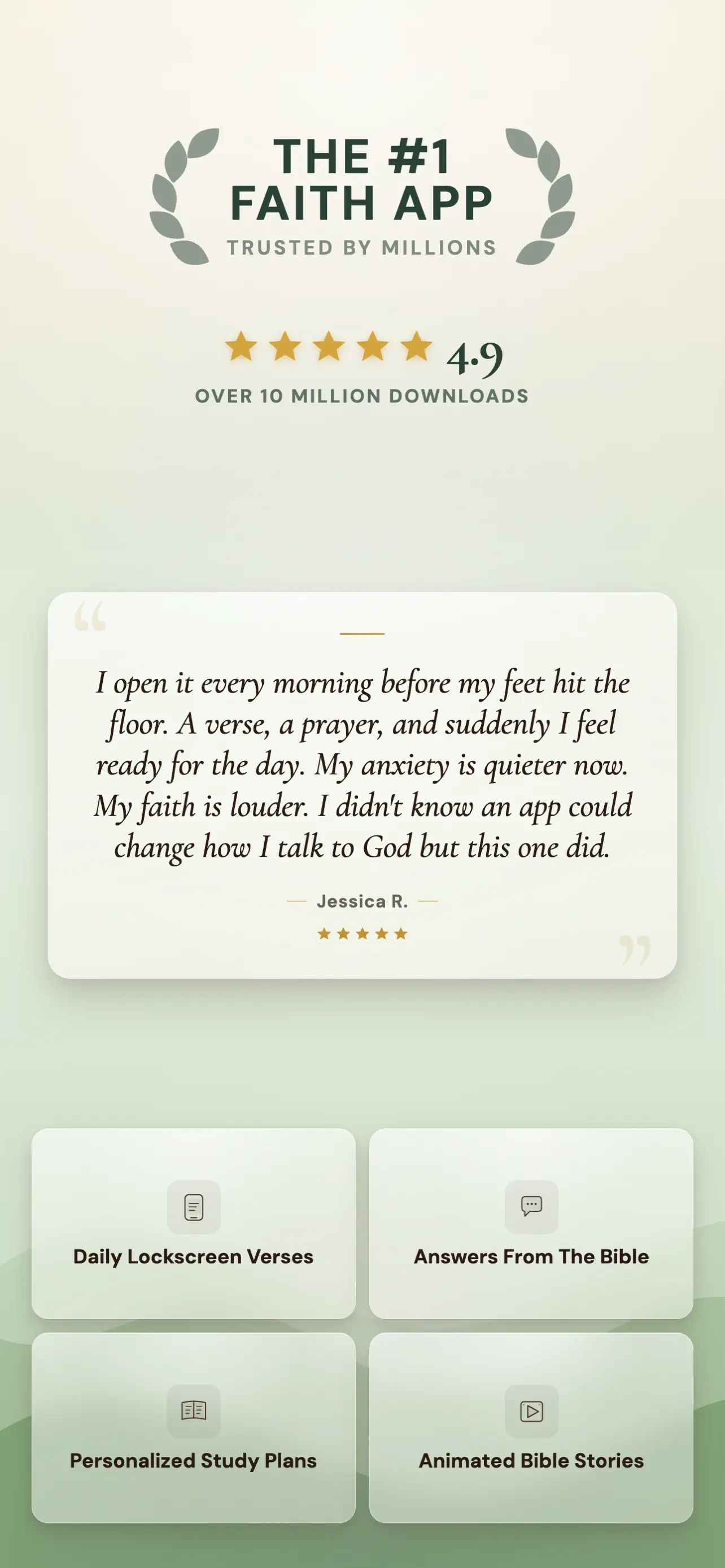 Bible Chat: Daily Devotional app store screenshot 2 — Unknown (iOS)