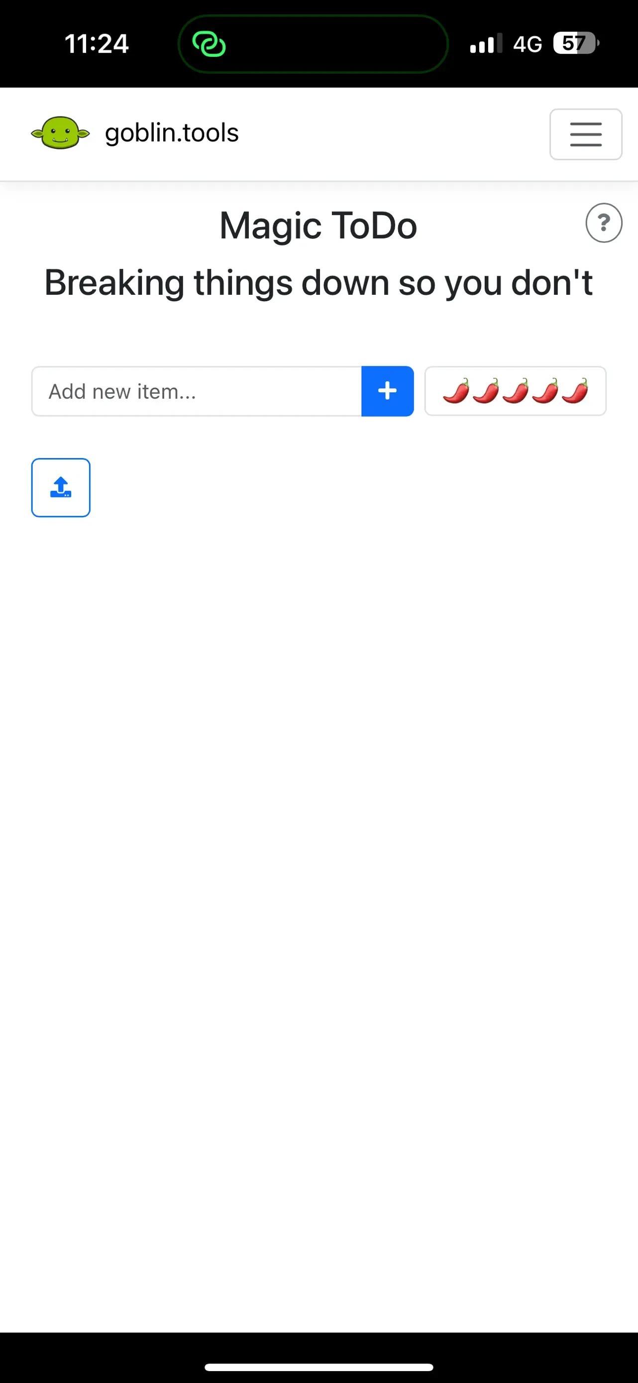 Goblin Tools app store screenshot 1 — Utilities (iOS)