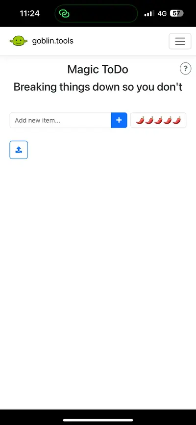 Goblin Tools app store screenshot 1 — Utilities (iOS)