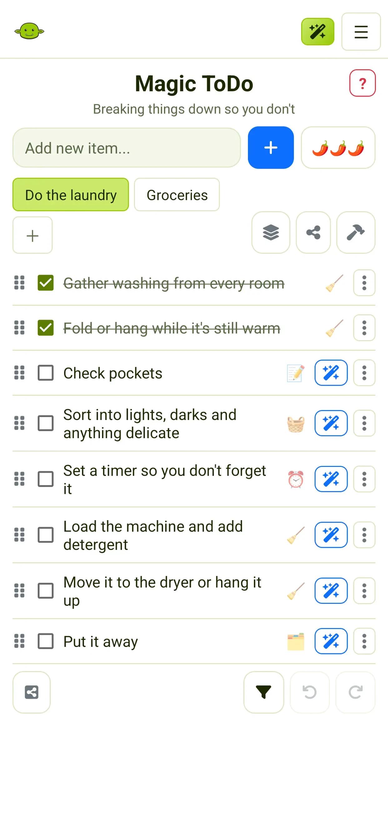 Goblin Tools app store screenshot 3 — Utilities (iOS)