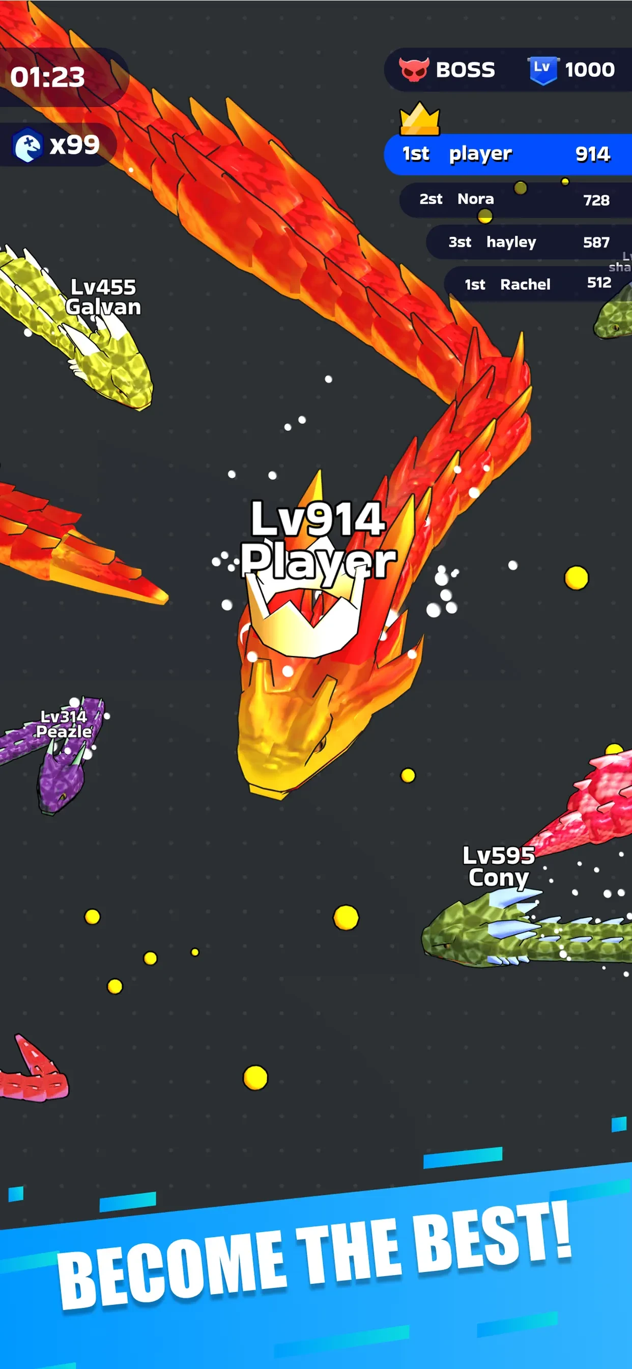 Snake Clash! app store screenshot 6 — Games (iOS)