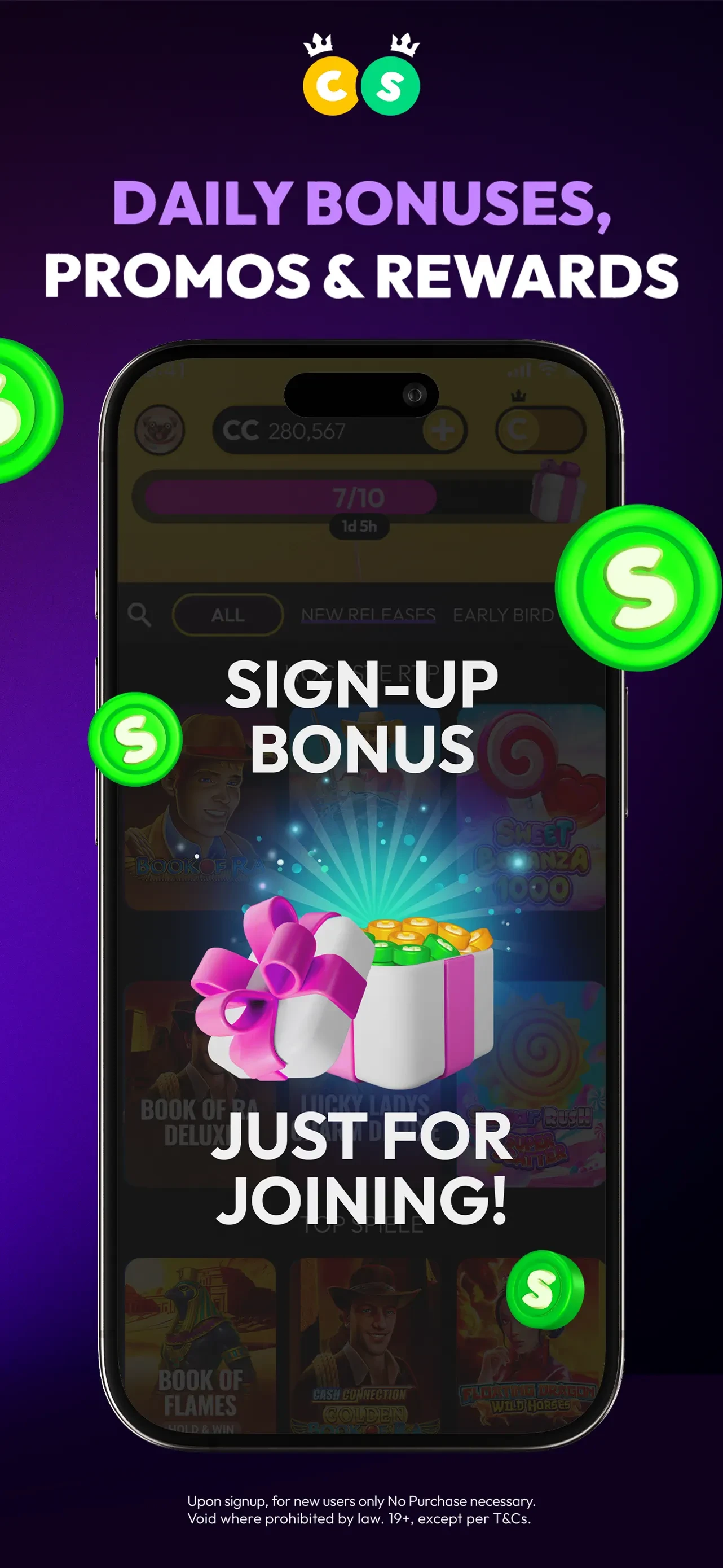 CrownCoins Casino app store screenshot 5 — Games (iOS)