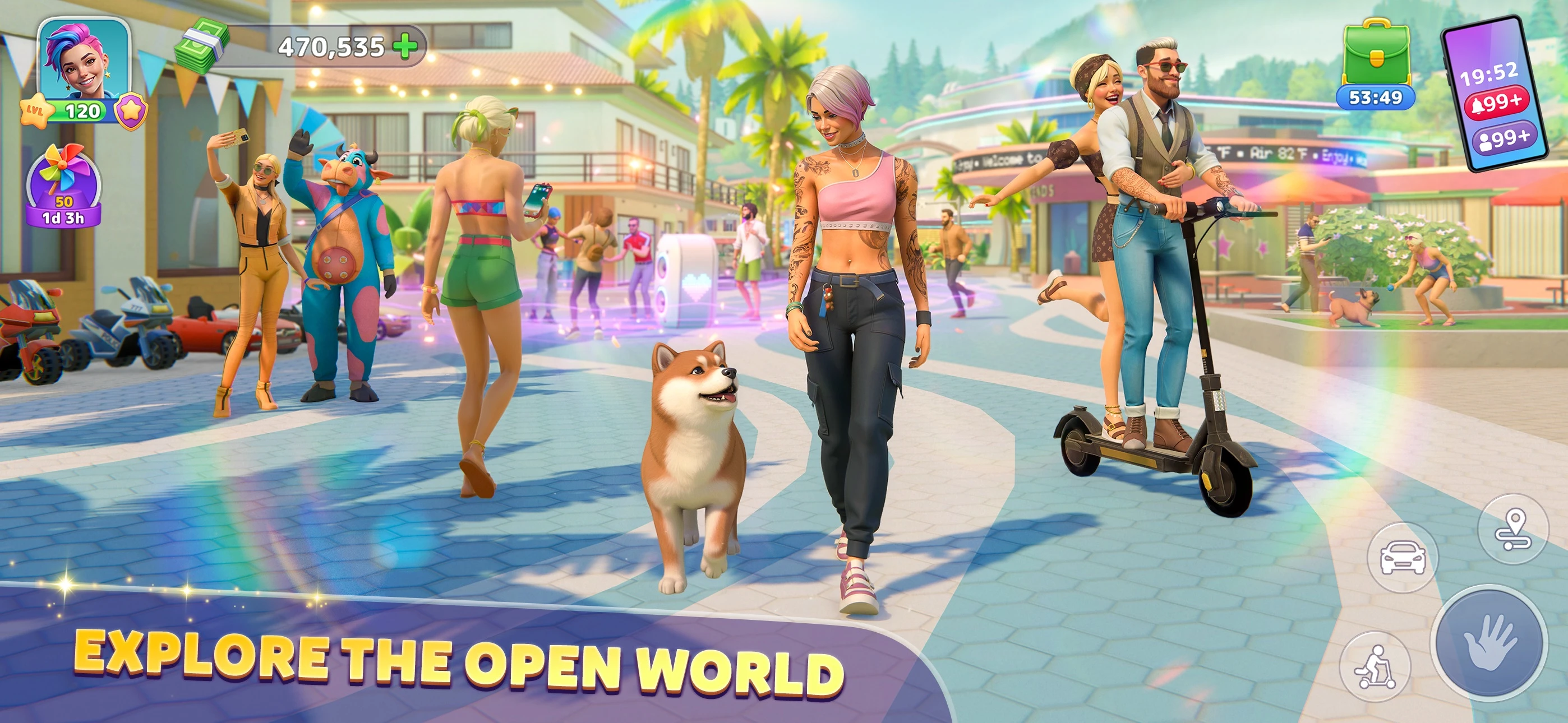 Sunday City: Life Simulator app store screenshot 1 — Games (iOS)