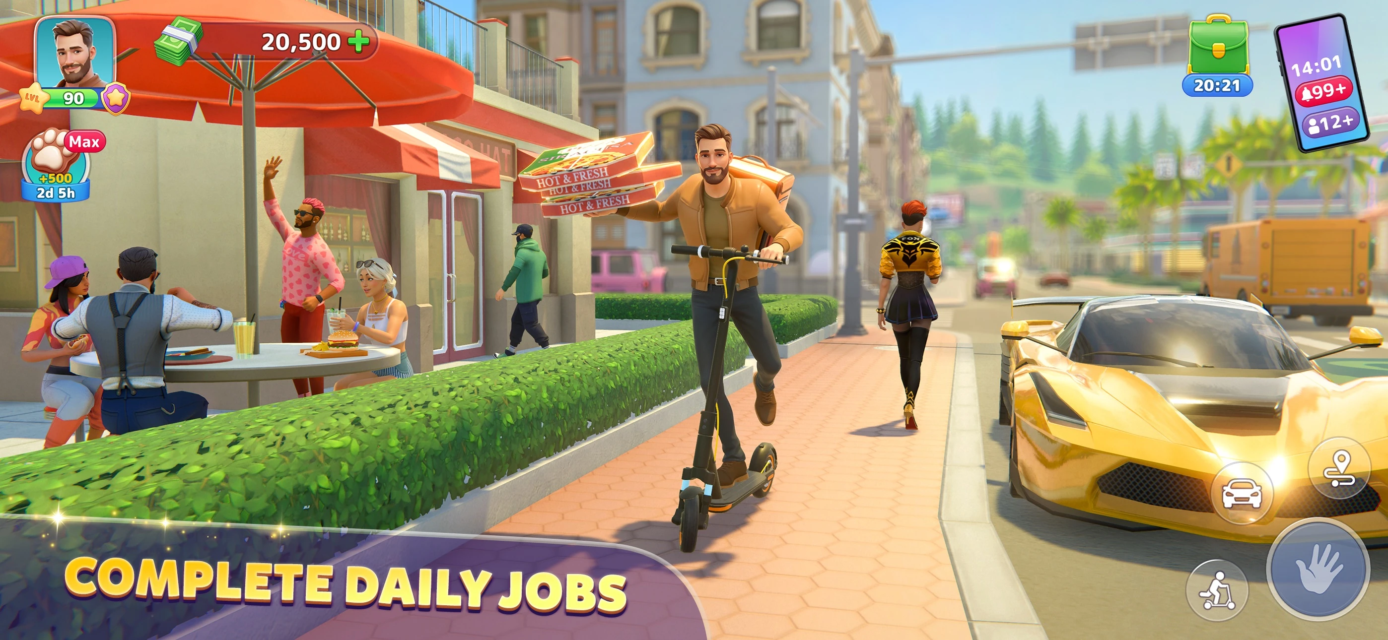 Sunday City: Life Simulator app store screenshot 2 — Games (iOS)