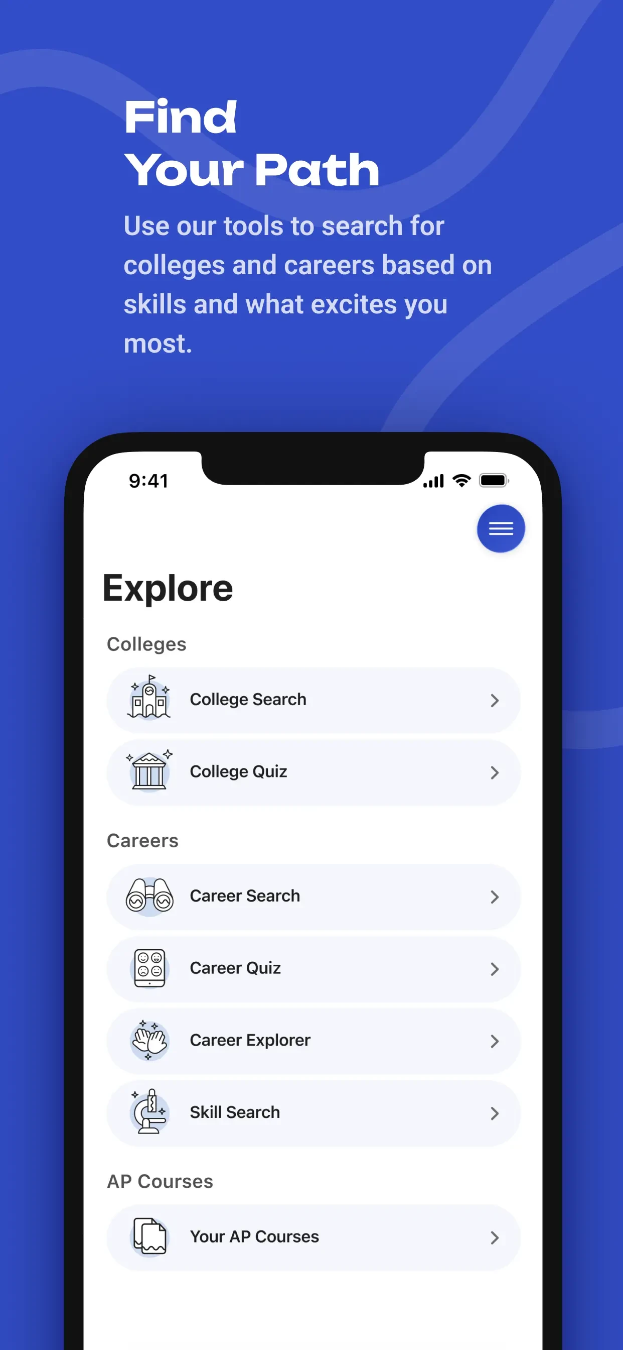 BigFuture School app store screenshot 2 — Education (iOS)