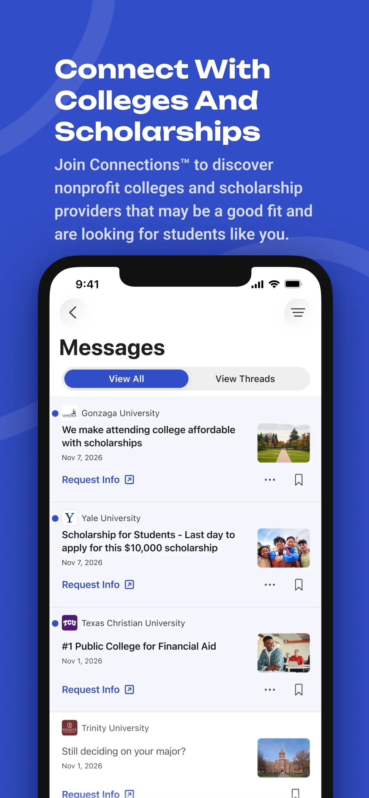 BigFuture School app store screenshot 4 — Education (iOS)