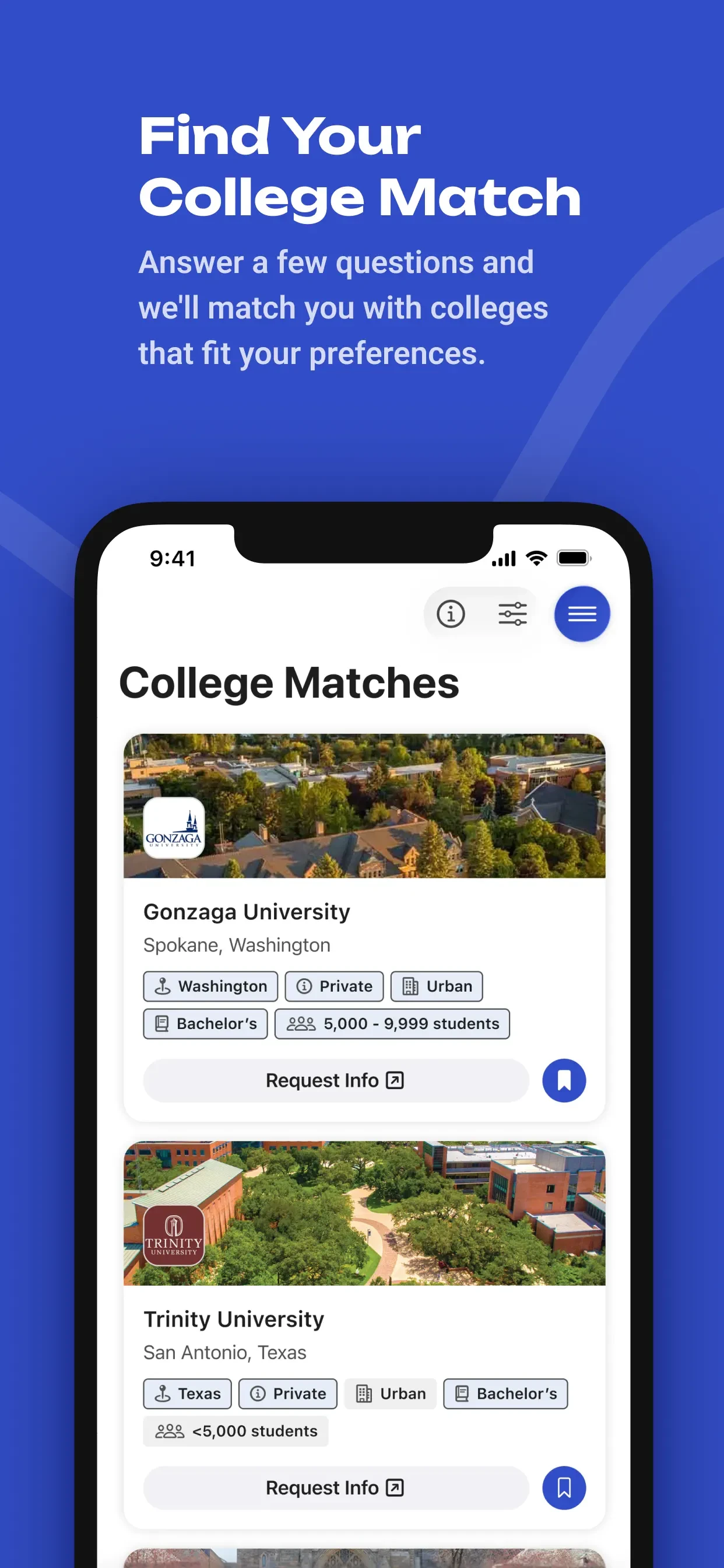 BigFuture School app store screenshot 6 — Education (iOS)
