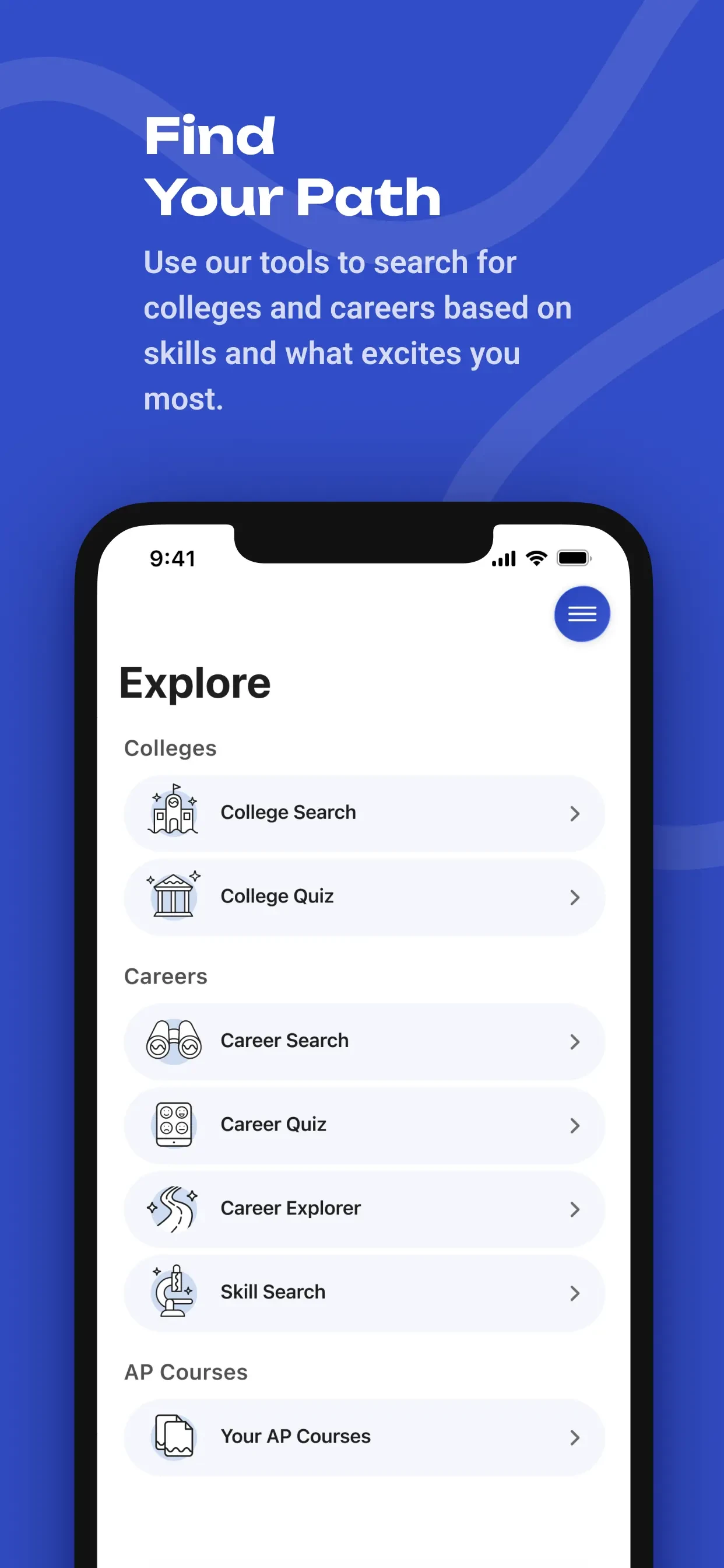 BigFuture School app store screenshot 2 — Education (iOS)