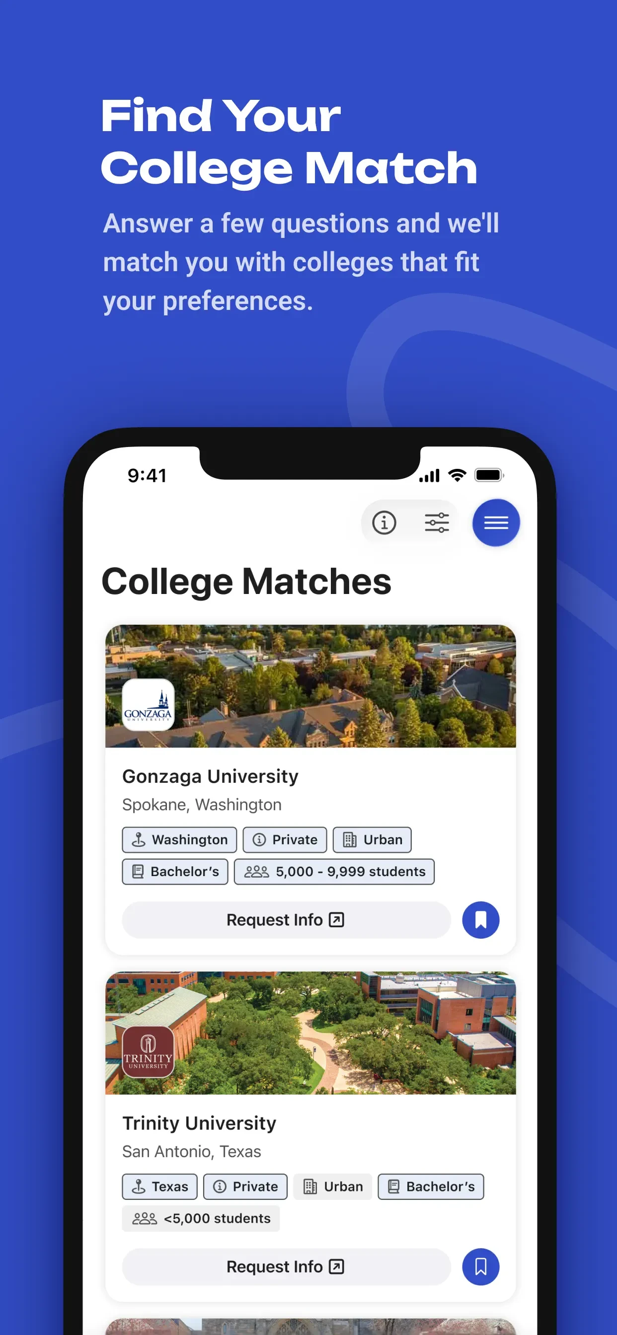 BigFuture School app store screenshot 8 — Education (iOS)