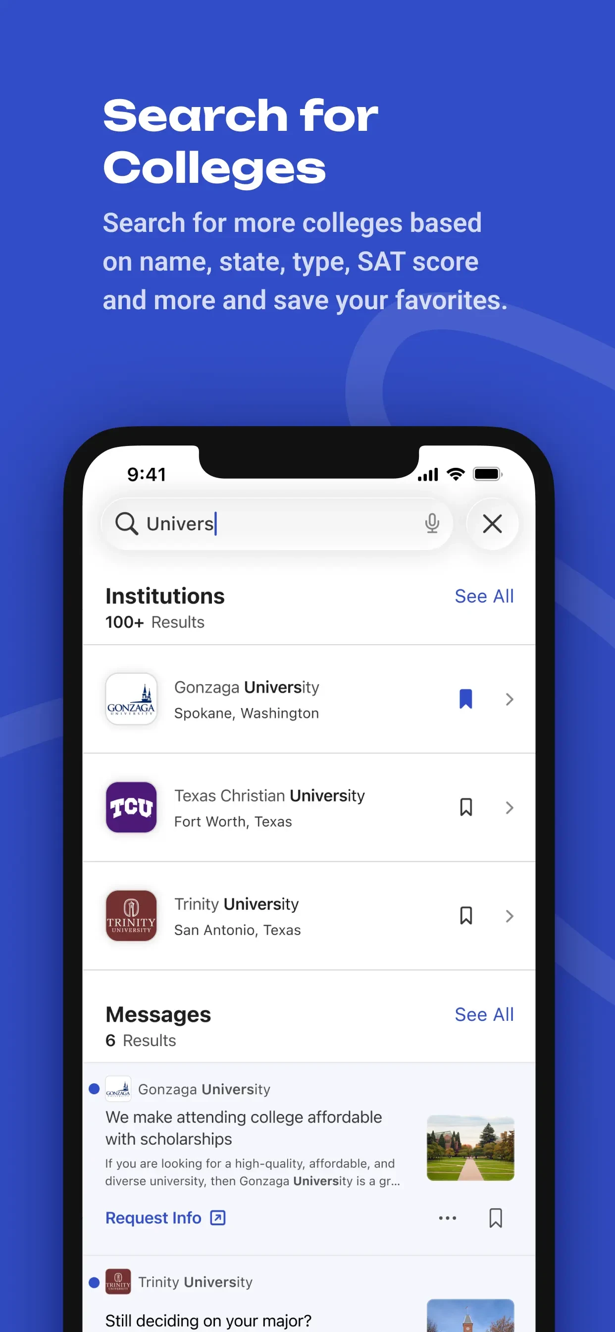 BigFuture School app store screenshot 7 — Education (iOS)