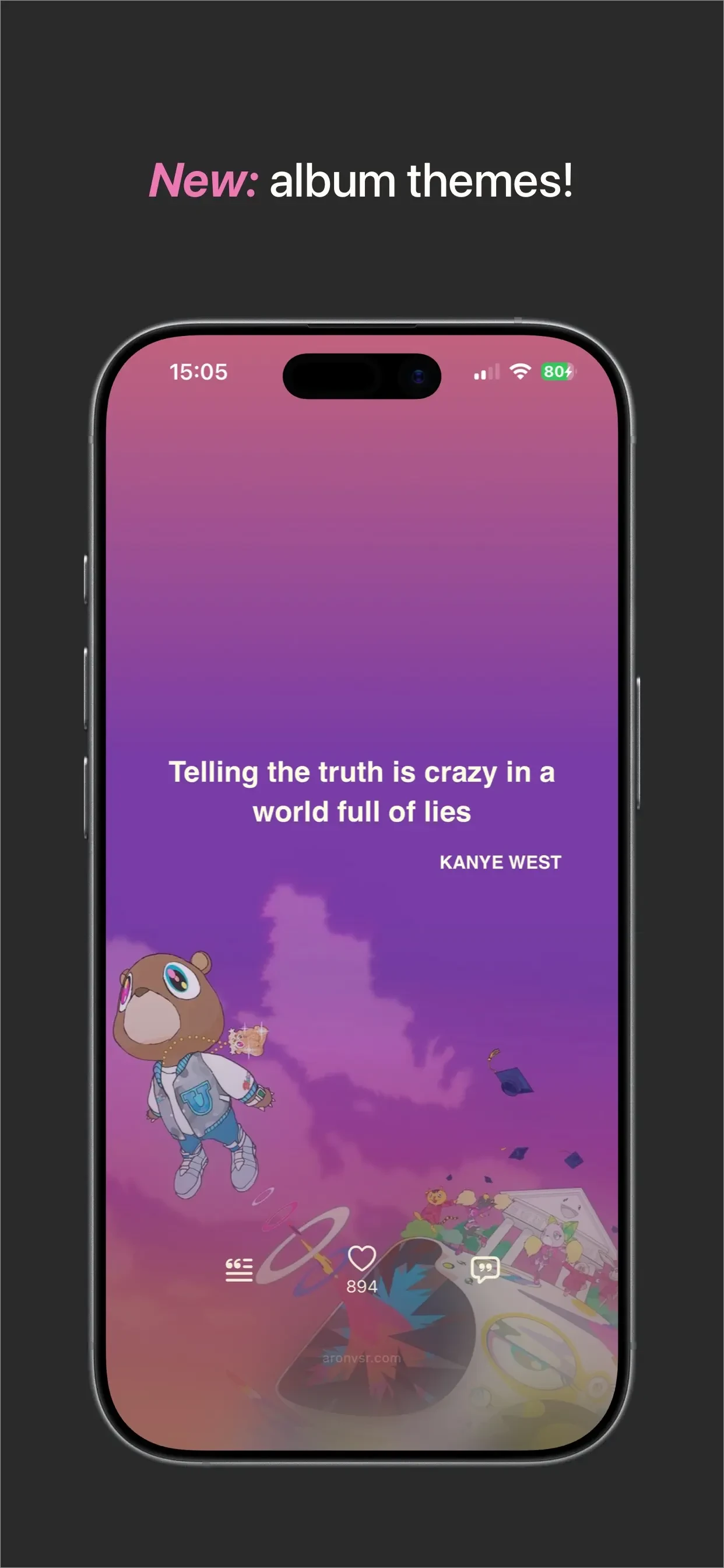 Ye said app store screenshot 1 — Entertainment (iOS)