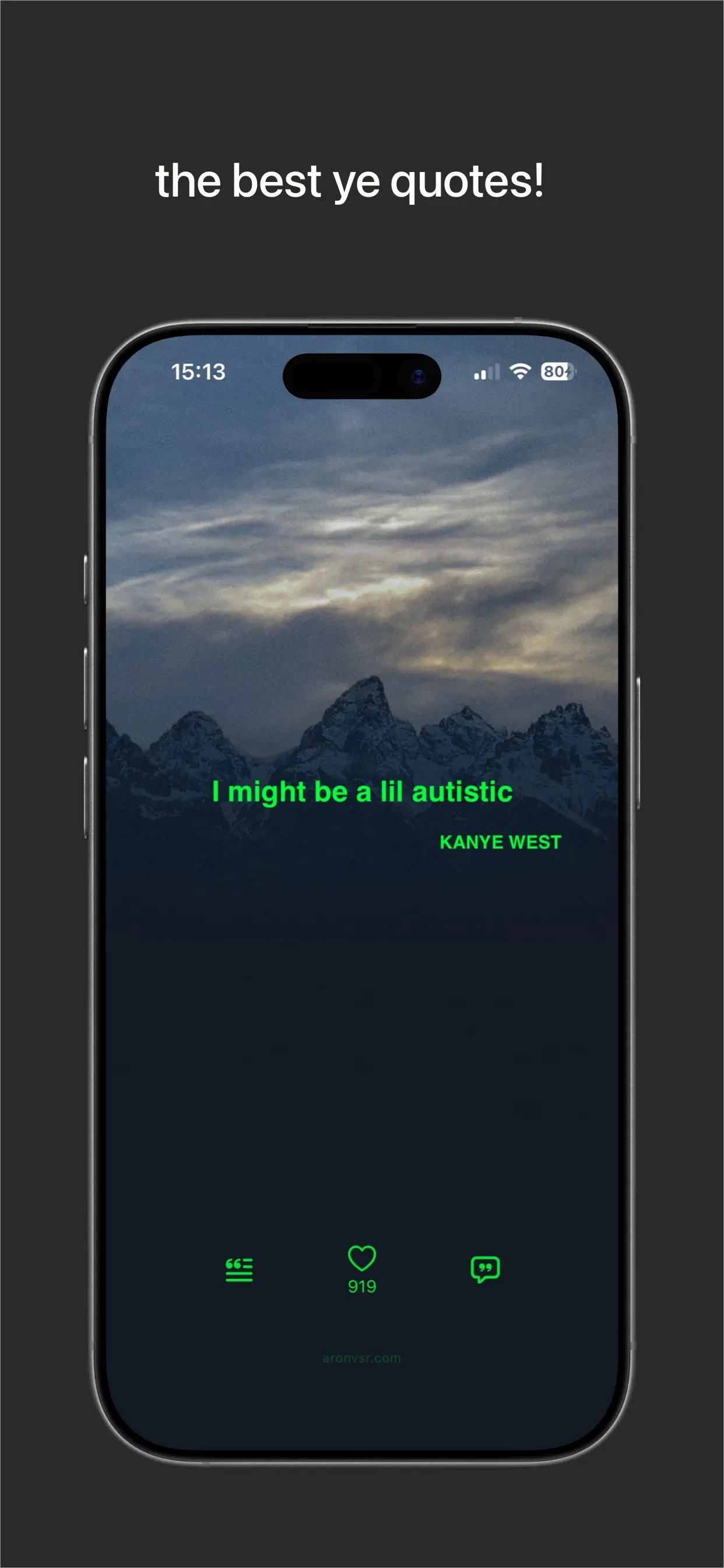 Ye said app store screenshot 2 — Entertainment (iOS)