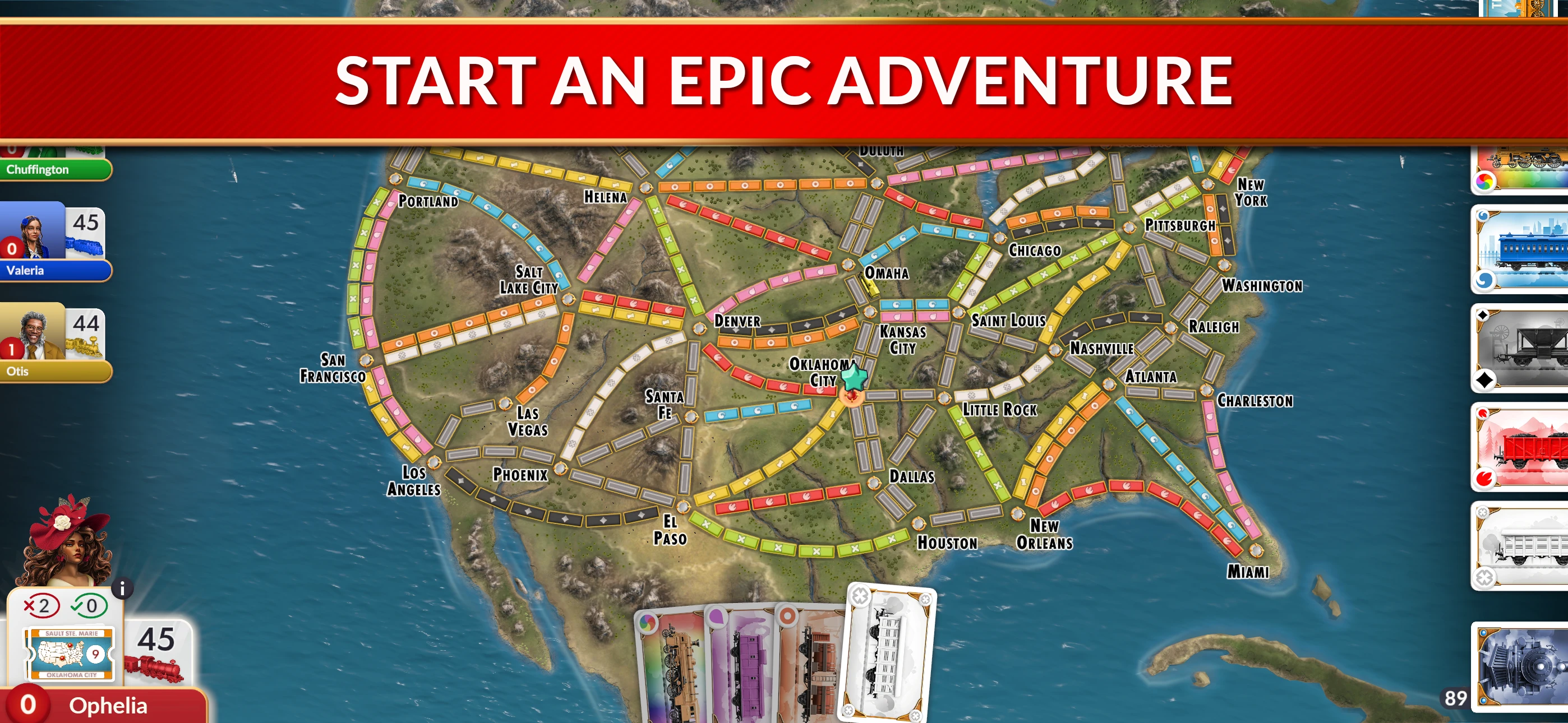 Ticket to Ride® app store screenshot 1 — Games (iOS)