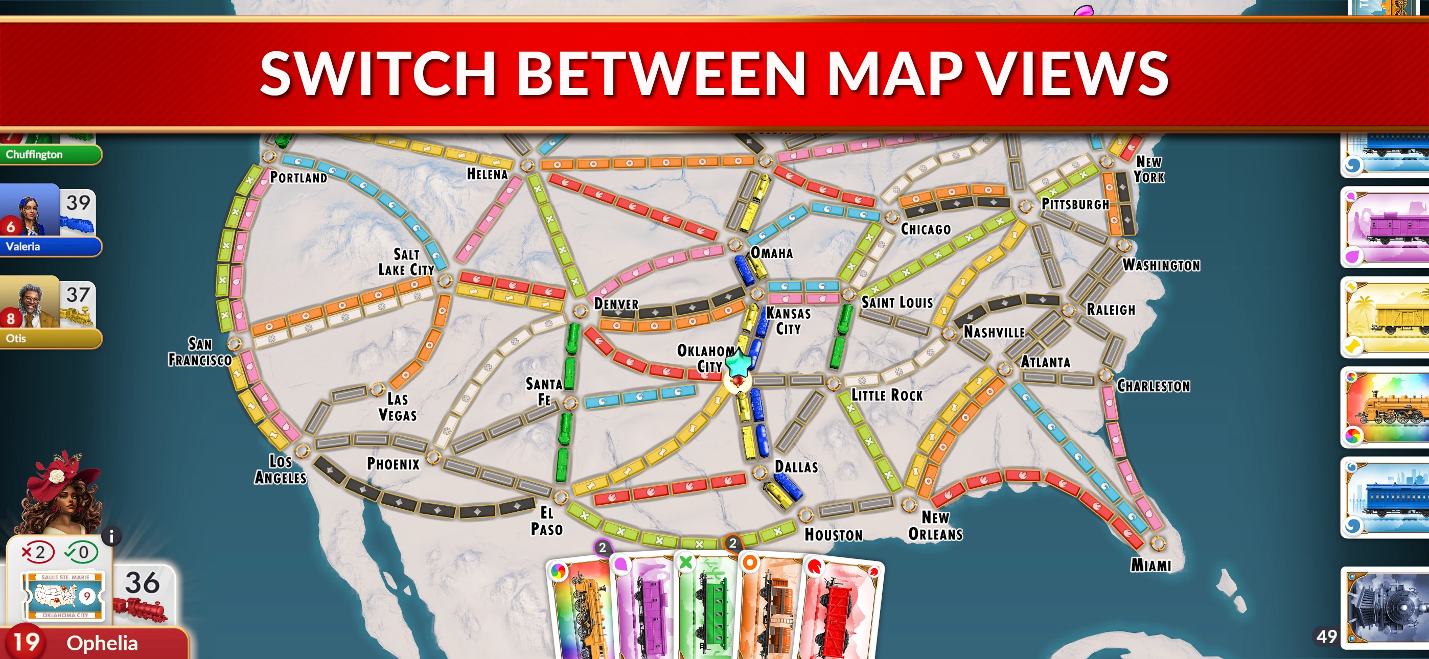 Ticket to Ride® app store screenshot 2 — Games (iOS)