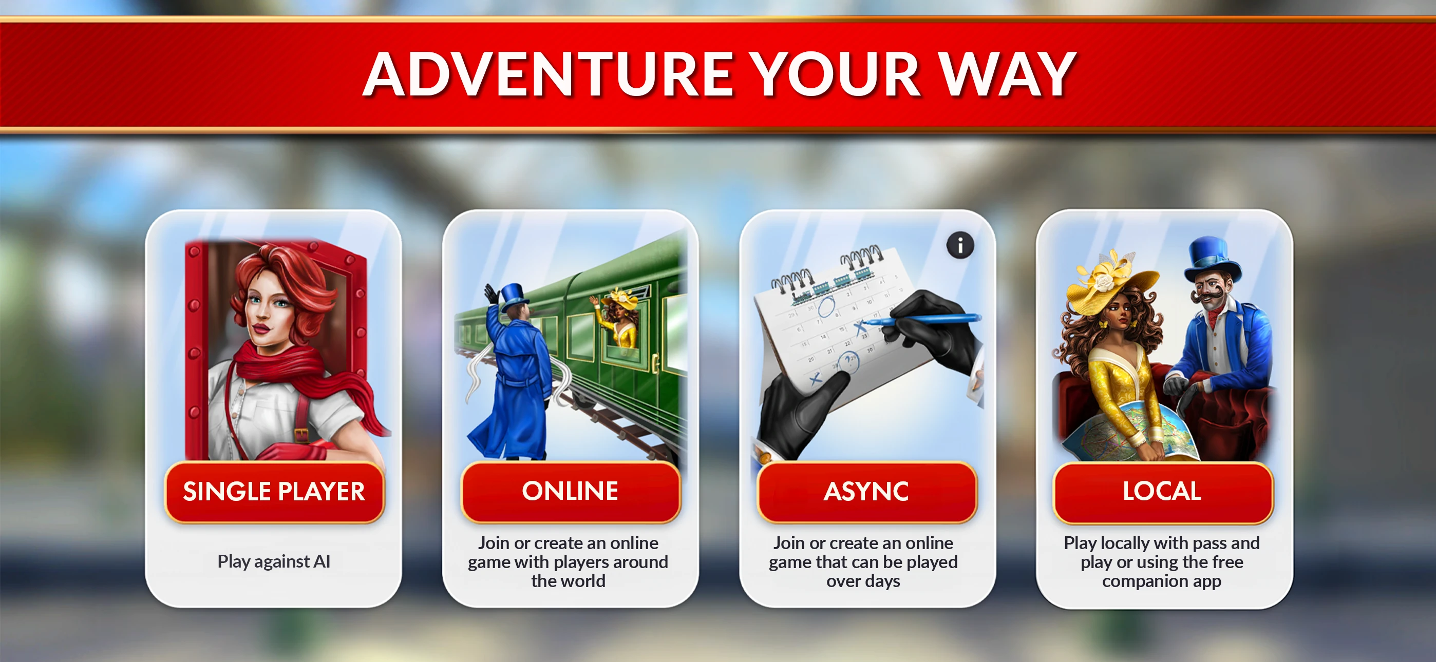 Ticket to Ride® app store screenshot 3 — Games (iOS)