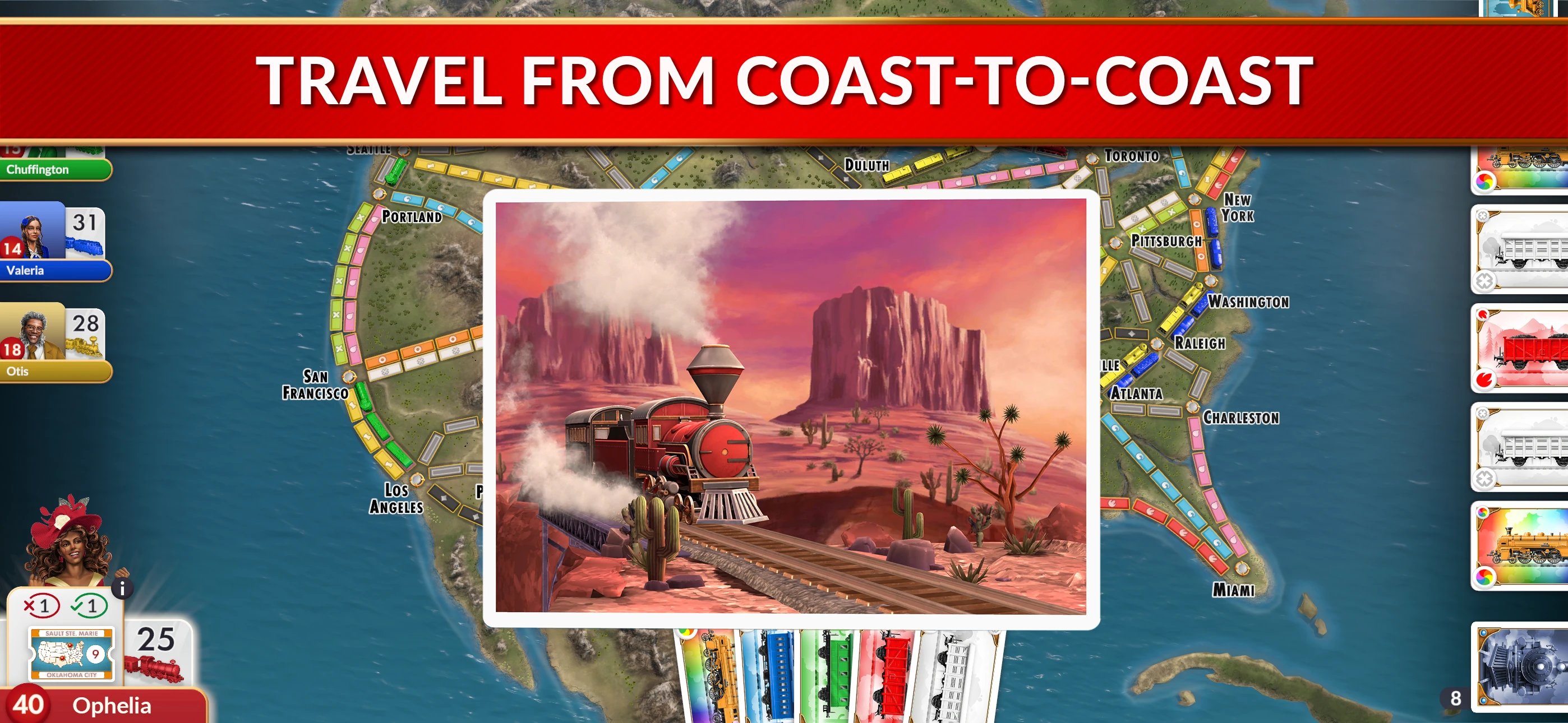 Ticket to Ride® app store screenshot 4 — Games (iOS)