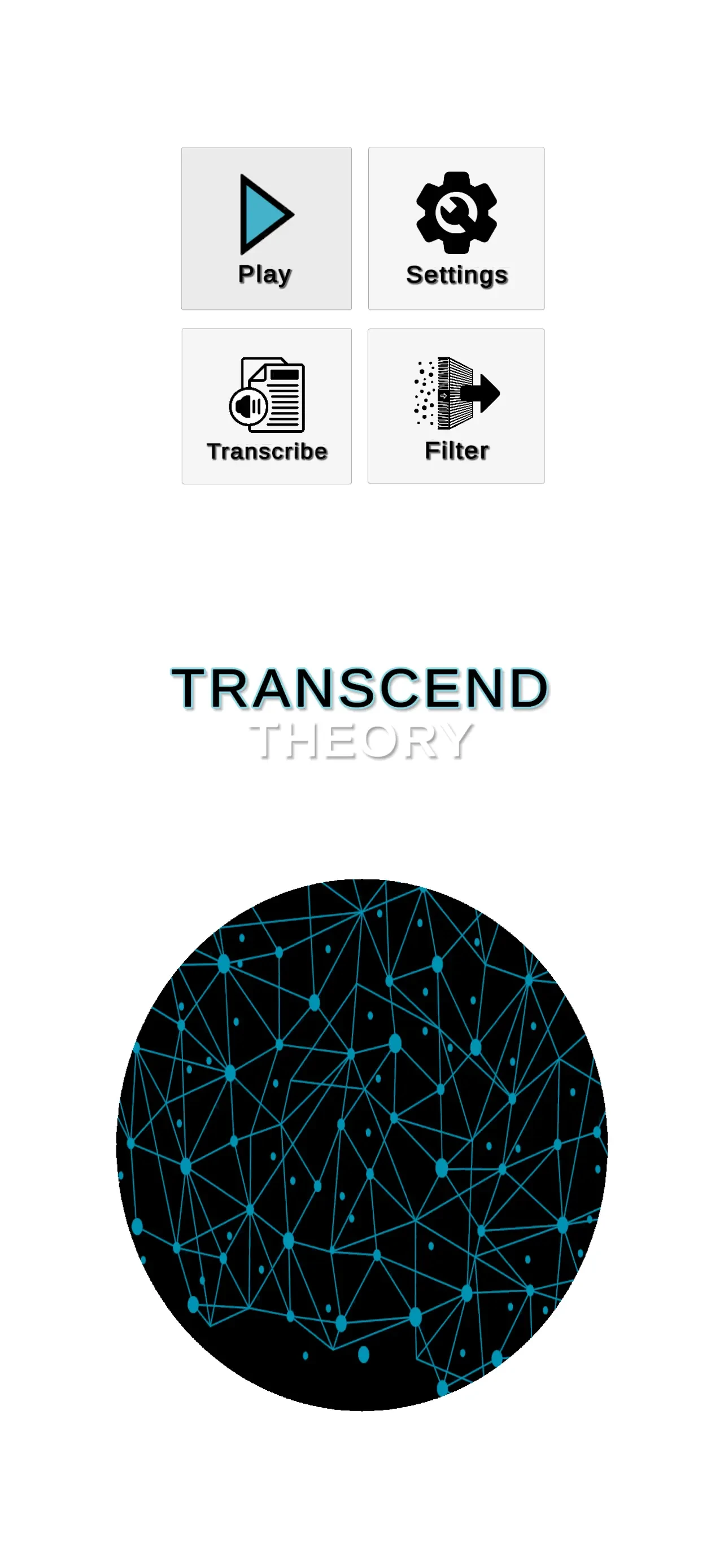 Transcend Theory app store screenshot 1 — Utilities (iOS)