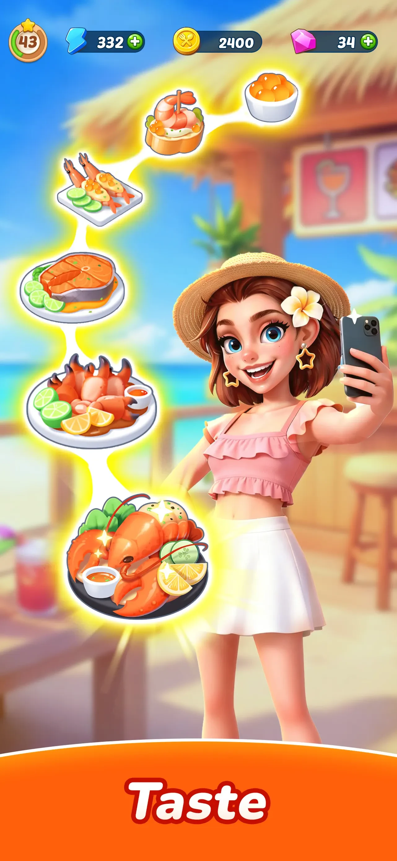 Tasty Travels: Merge Game app store screenshot 4 — Games (iOS)