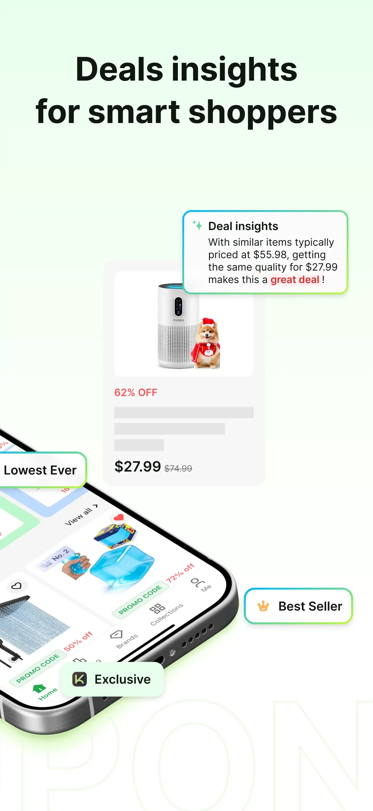 Koupon: Promo Codes & Deals app store screenshot 2 — Unknown (iOS)