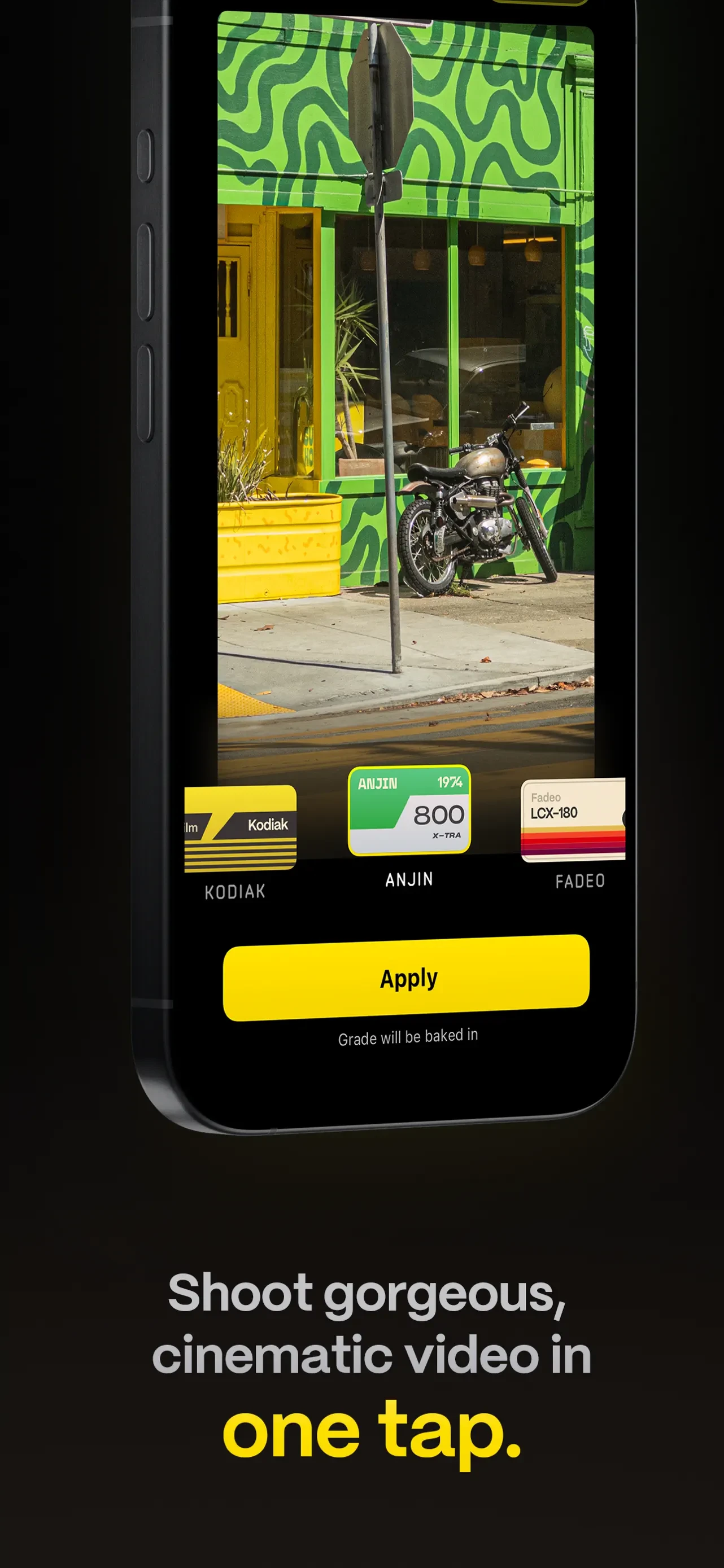 Kino - Pro Video Camera app store screenshot 1 — Unknown (iOS)