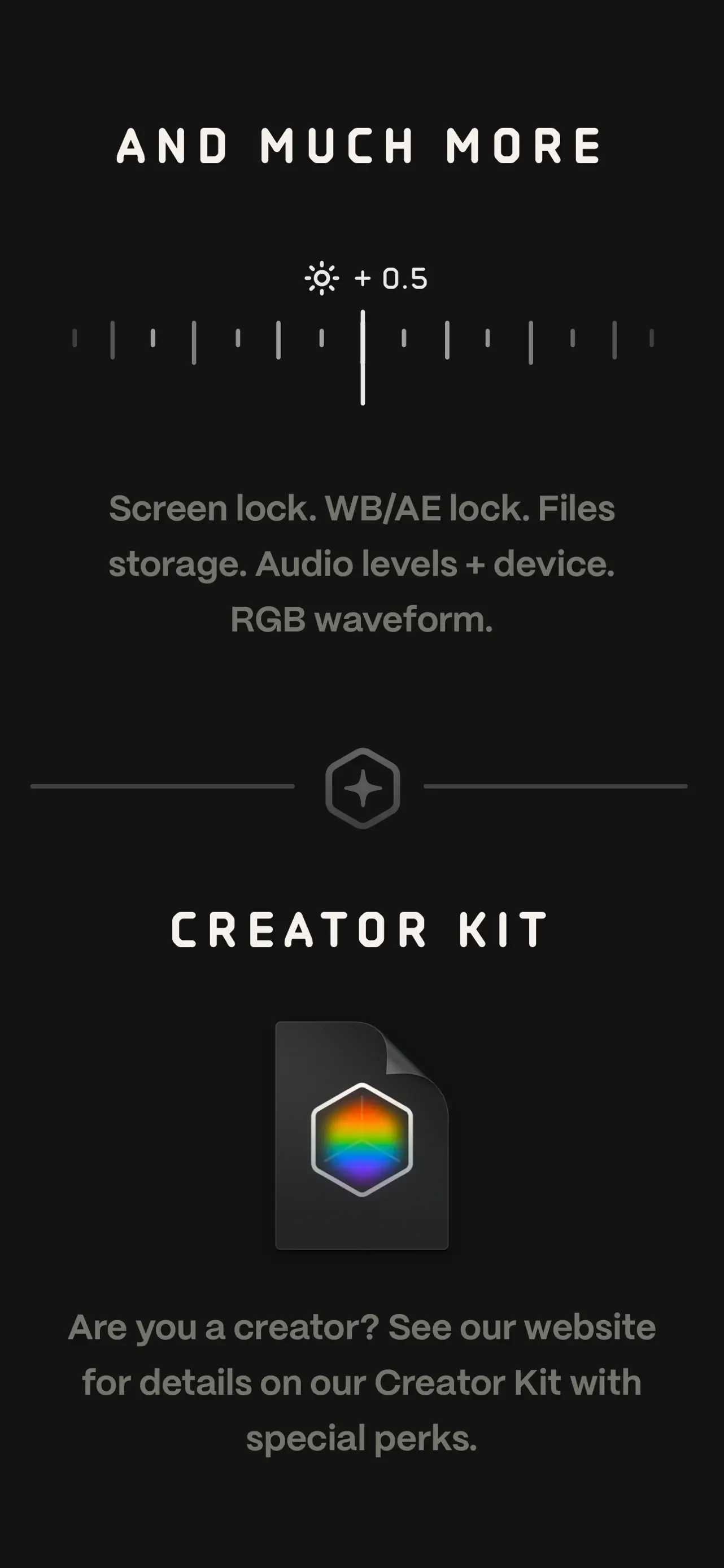 Kino - Pro Video Camera app store screenshot 10 — Unknown (iOS)