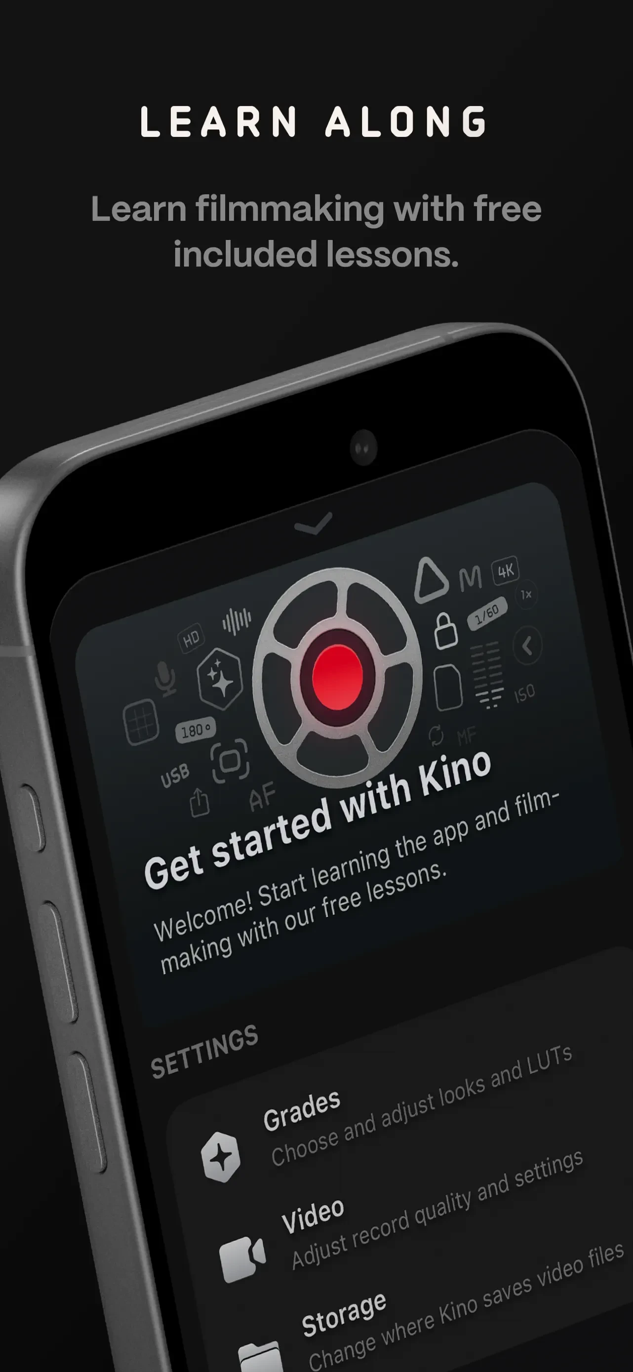 Kino - Pro Video Camera app store screenshot 5 — Unknown (iOS)