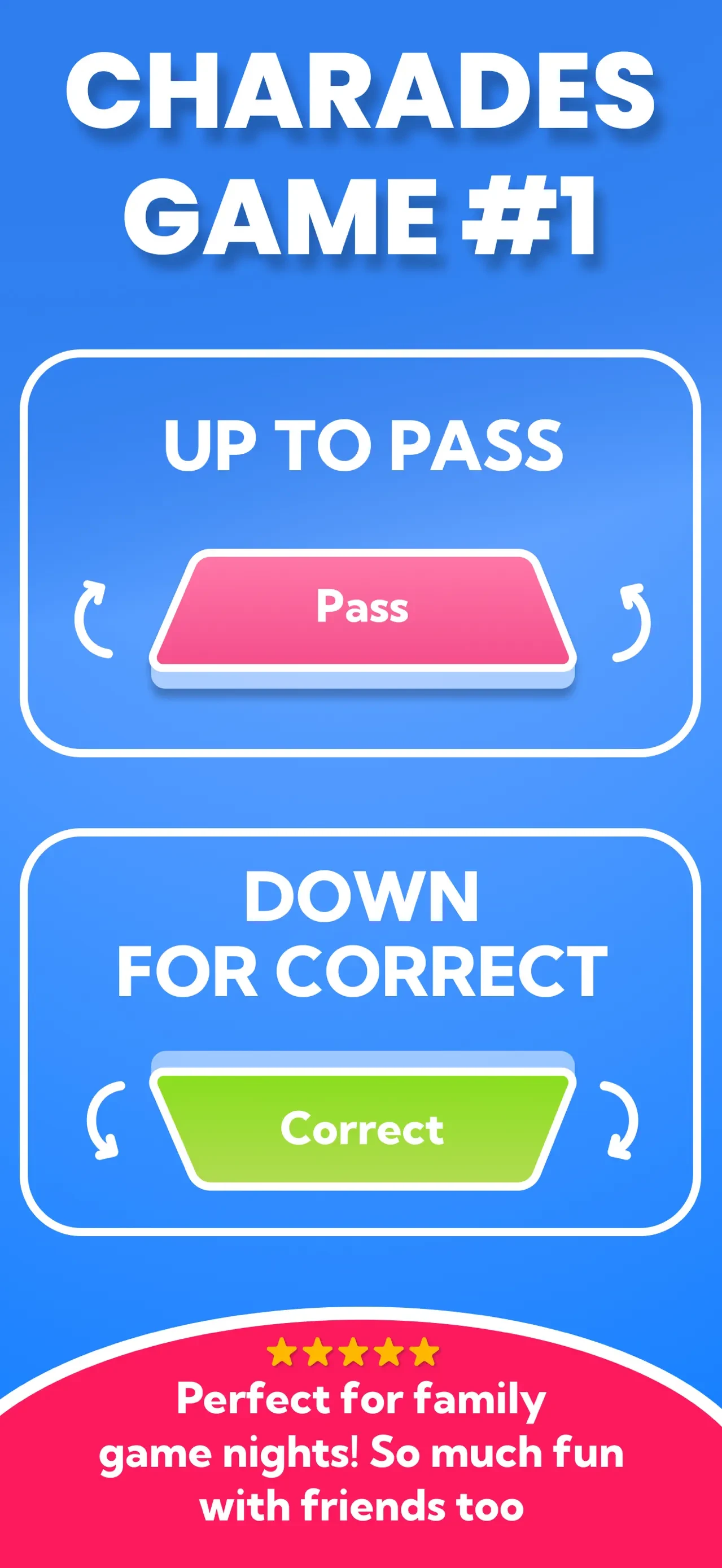 Charades Guess Game · Guessly app store screenshot 2 — Games (iOS)