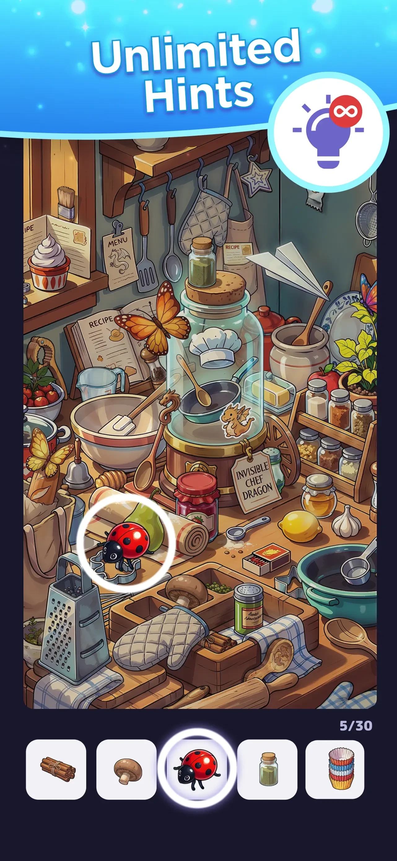Find Hidden Objects - Spot It! app store screenshot 2 — Games (iOS)