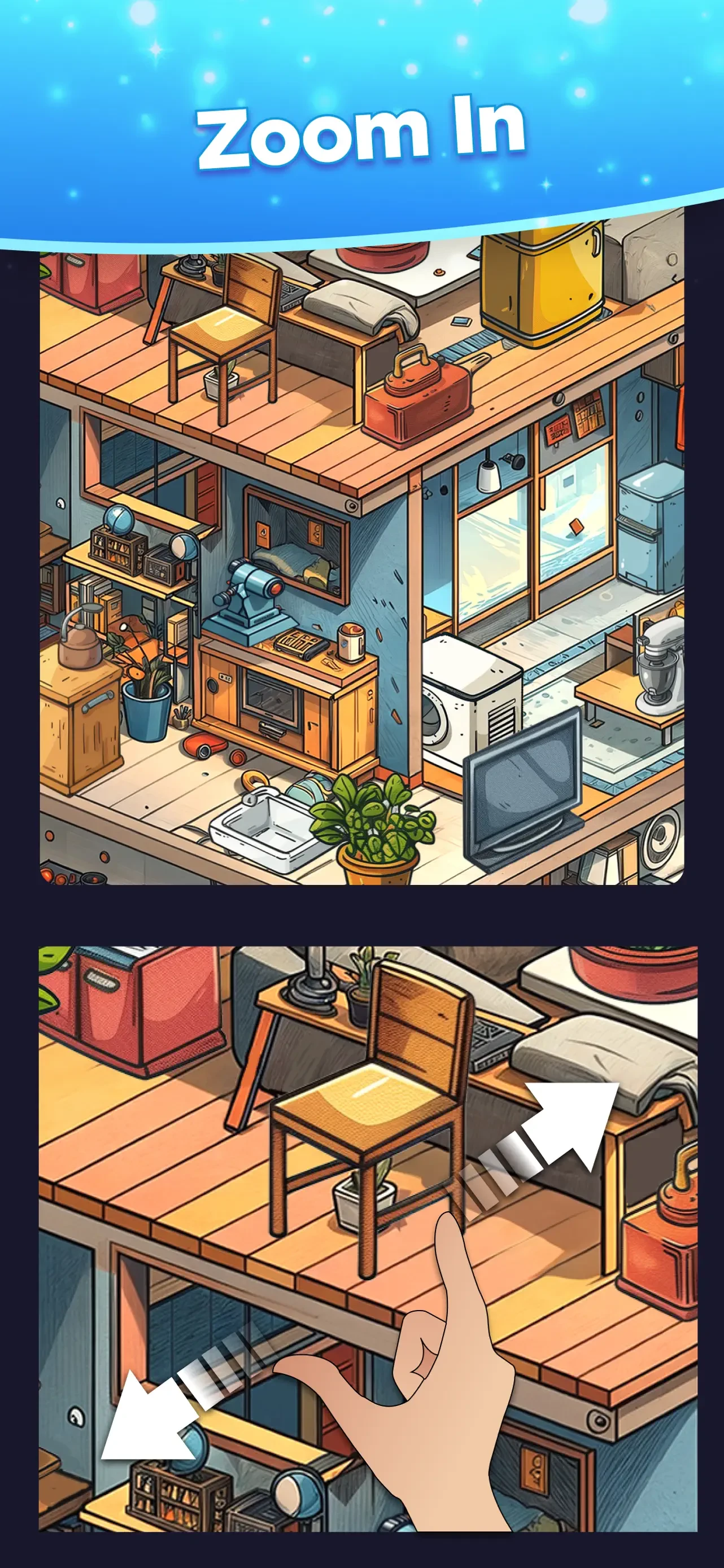 Find Hidden Objects - Spot It! app store screenshot 4 — Games (iOS)