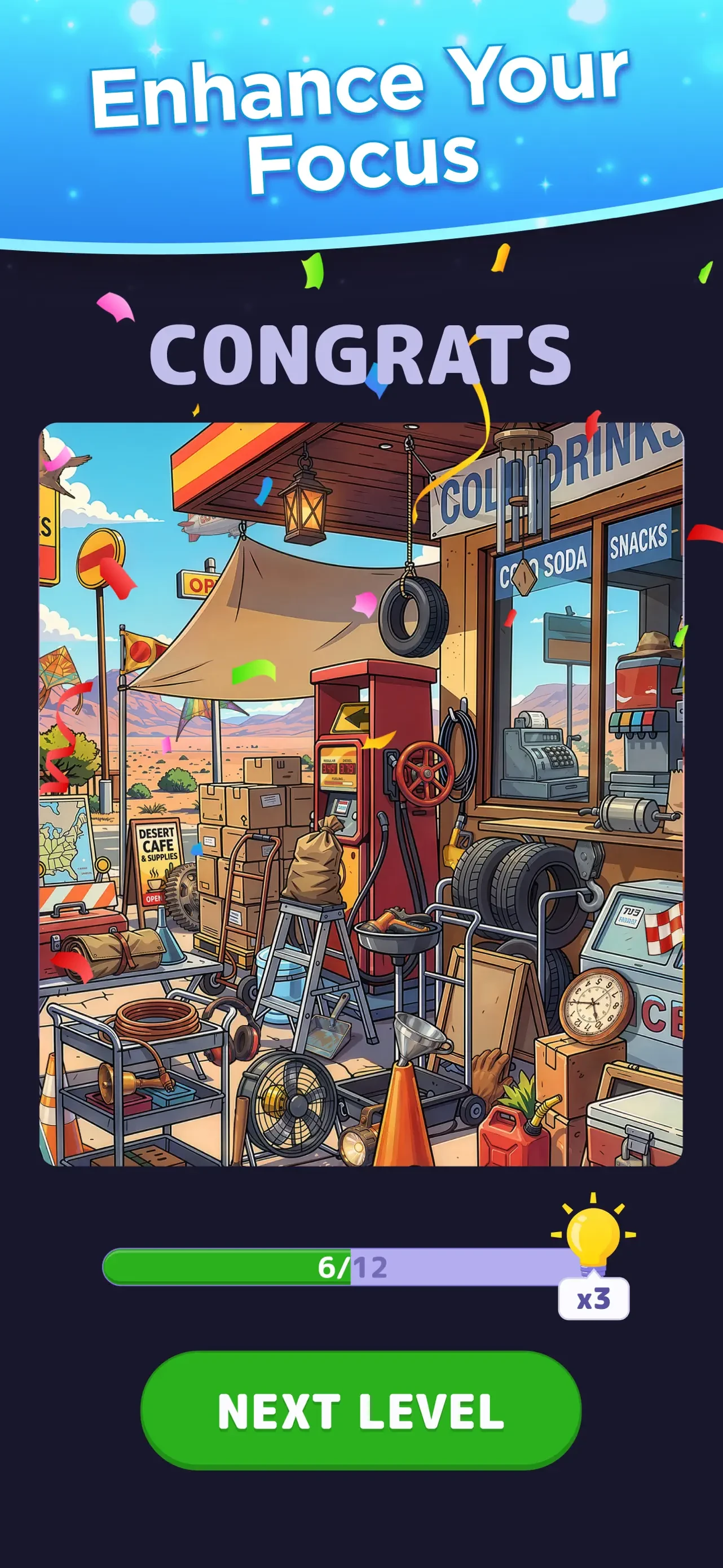 Find Hidden Objects - Spot It! app store screenshot 5 — Games (iOS)