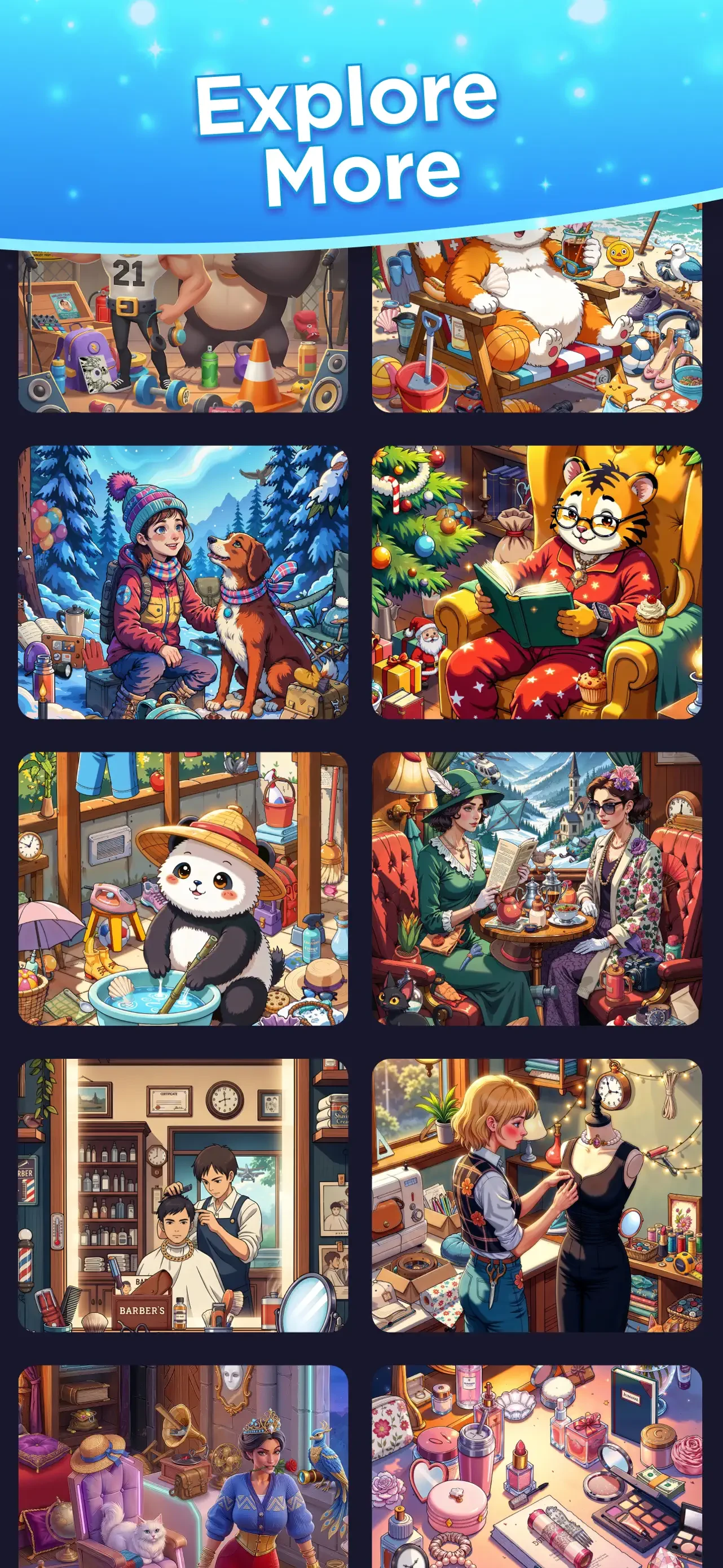 Find Hidden Objects - Spot It! app store screenshot 6 — Games (iOS)