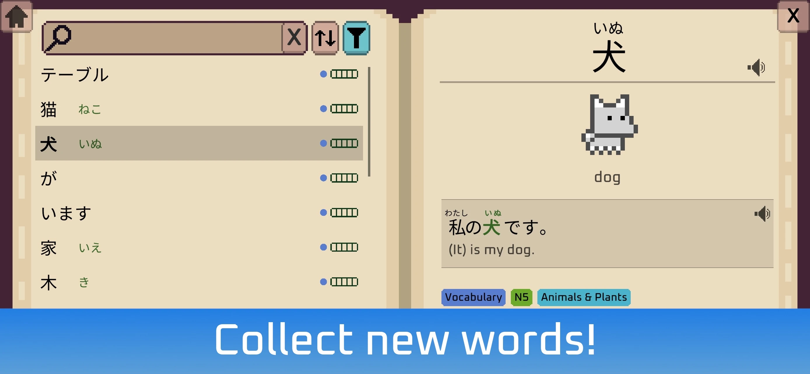 Wagotabi: Learn Japanese app store screenshot 3 — Education (iOS)