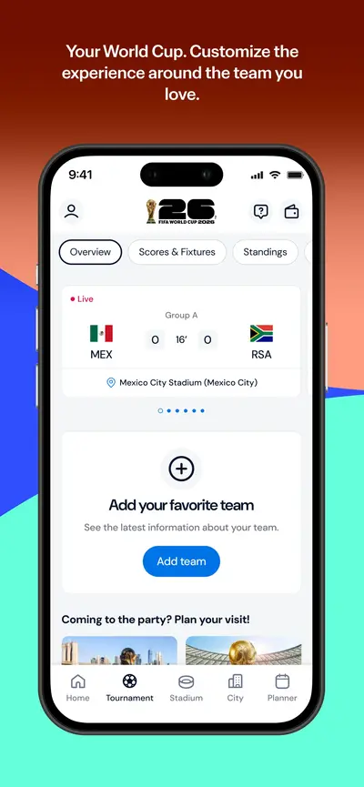 FIFA World Cup 2026™ app store screenshot 1 — Sports (iOS)