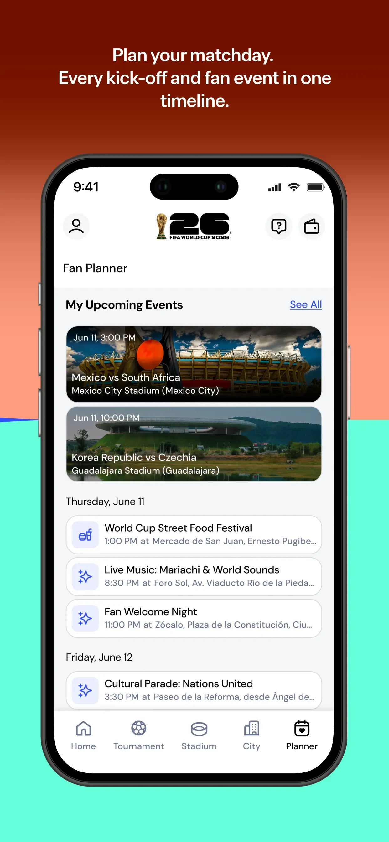 FIFA World Cup 2026™ app store screenshot 2 — Sports (iOS)