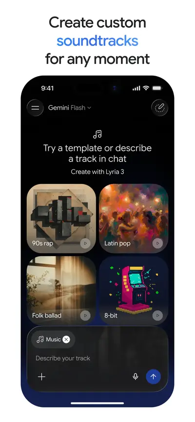 Google Gemini app store screenshot 5 — Productivity (iOS)