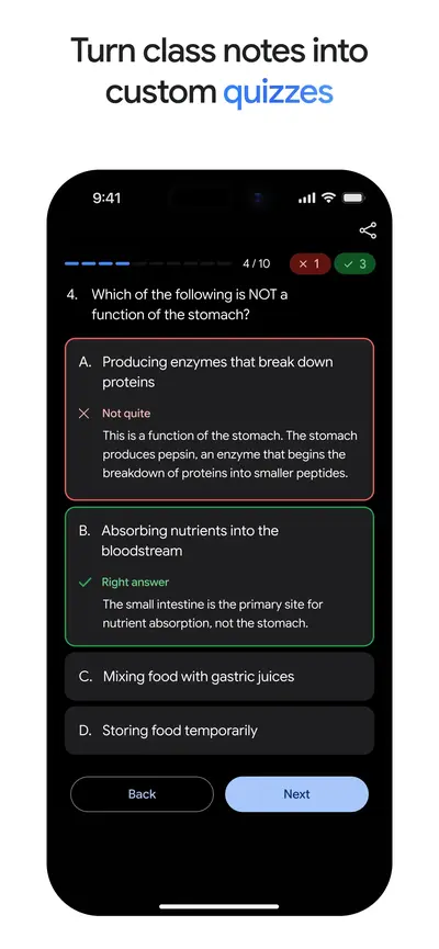 Google Gemini app store screenshot 6 — Productivity (iOS)