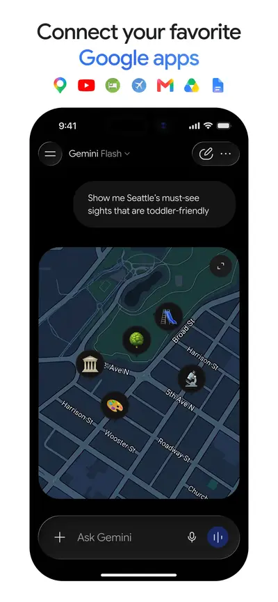 Google Gemini app store screenshot 7 — Productivity (iOS)