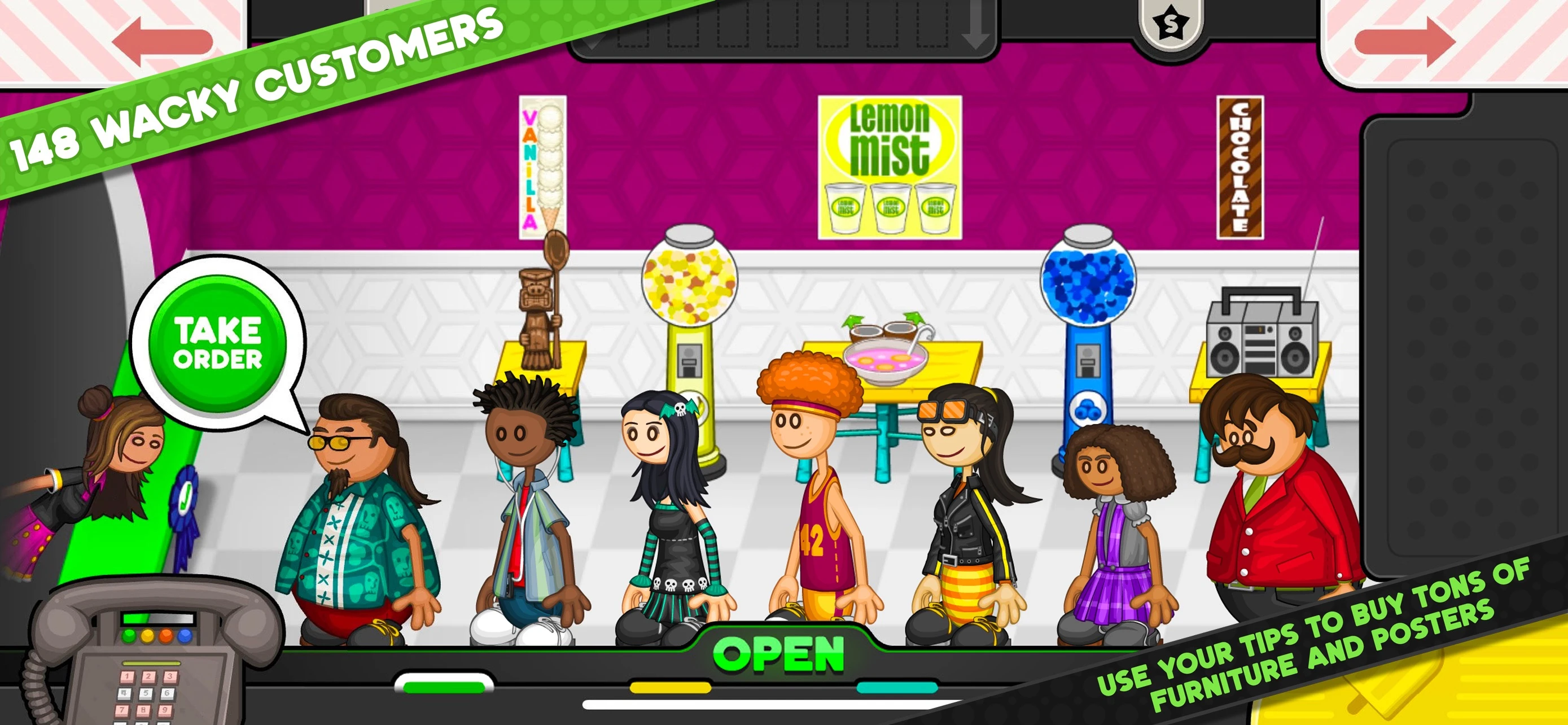 Papa's Paleteria To Go! app store screenshot 2 — Games (iOS)